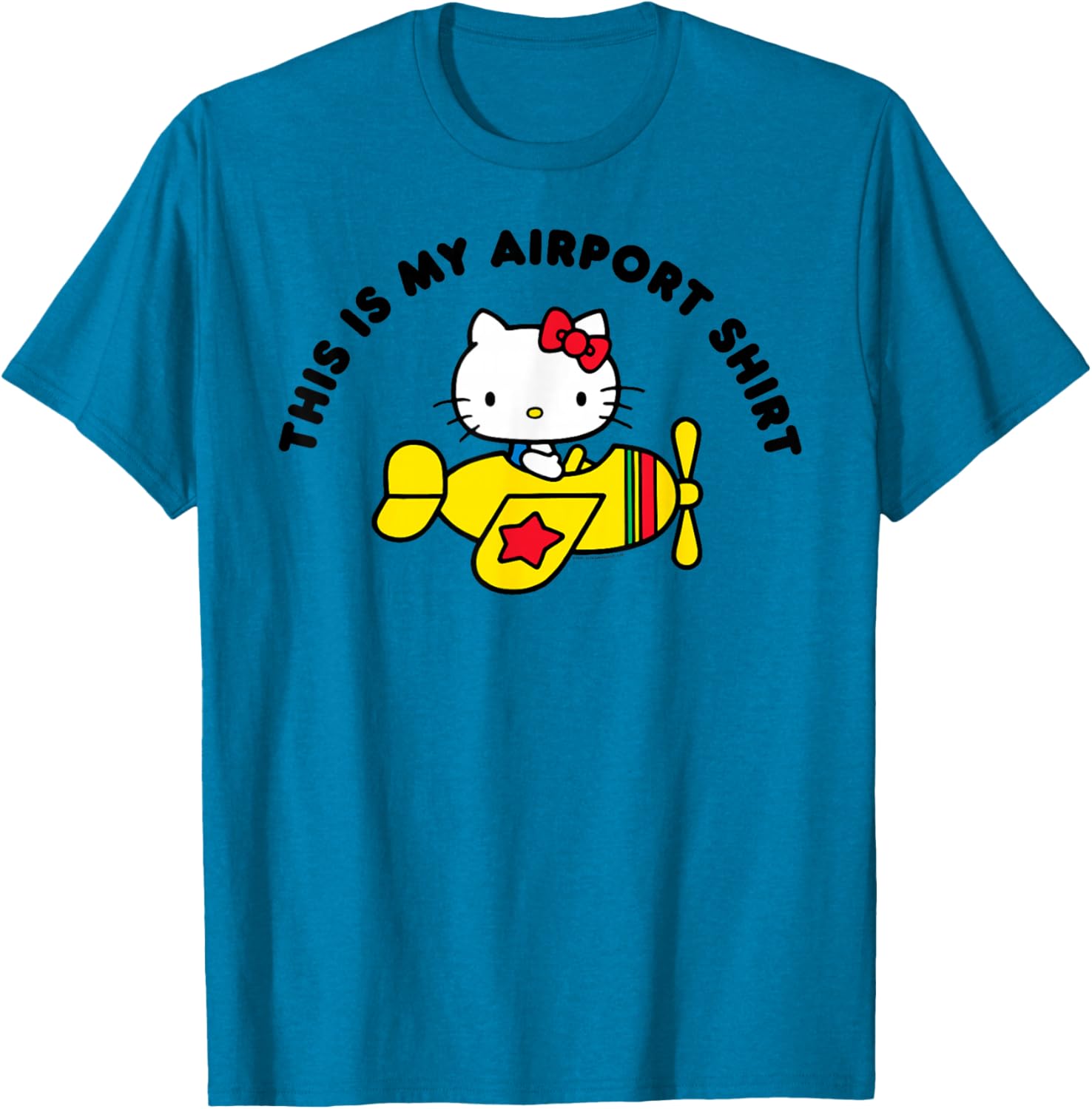 Hello Kitty Airport Tee Shirt Cute Graphic Top for Fans and Travel Lovers - 8