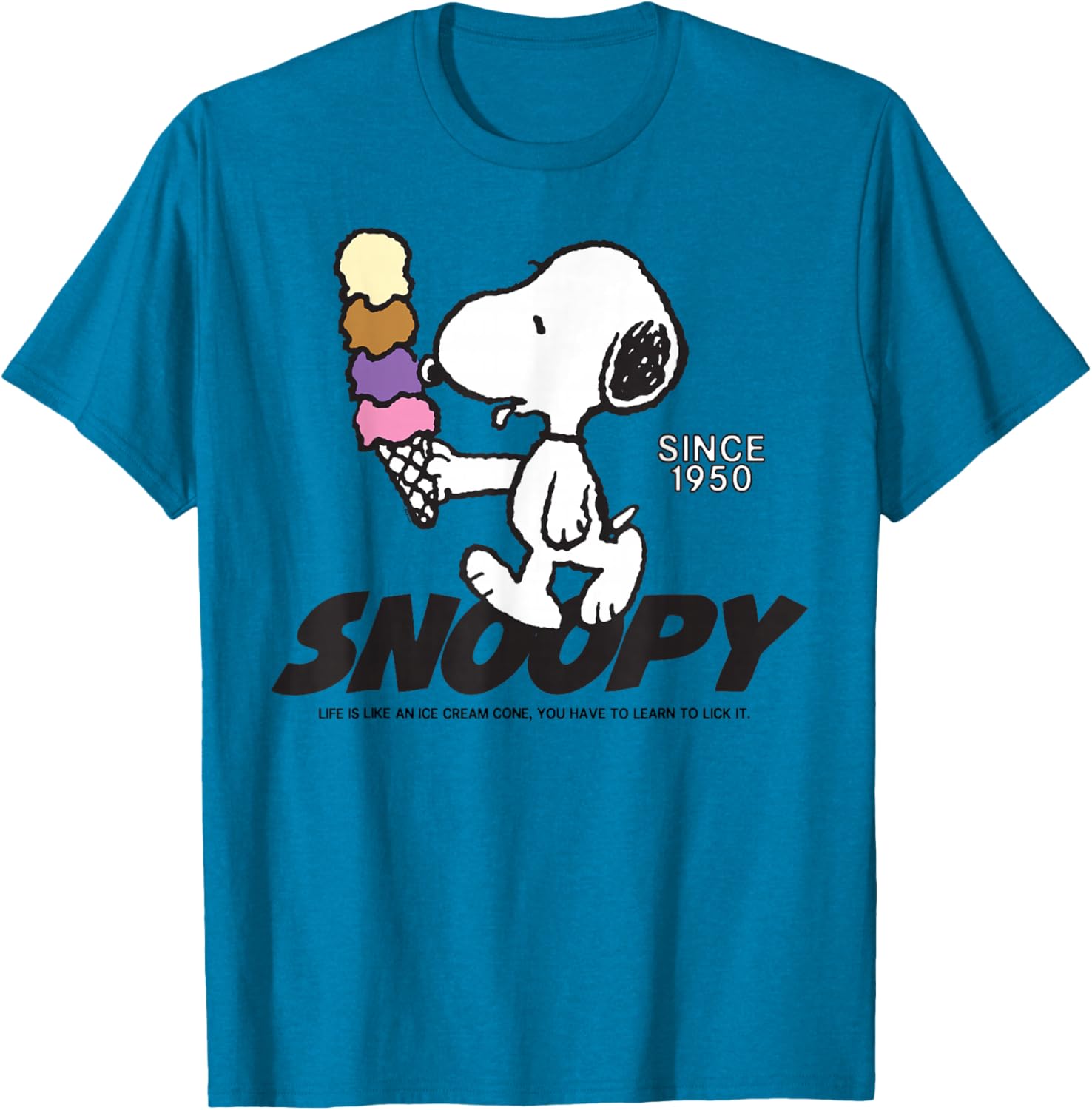 Snoopy Peanuts Ice Cream Cone T-Shirt Fun and Stylish Apparel - 8