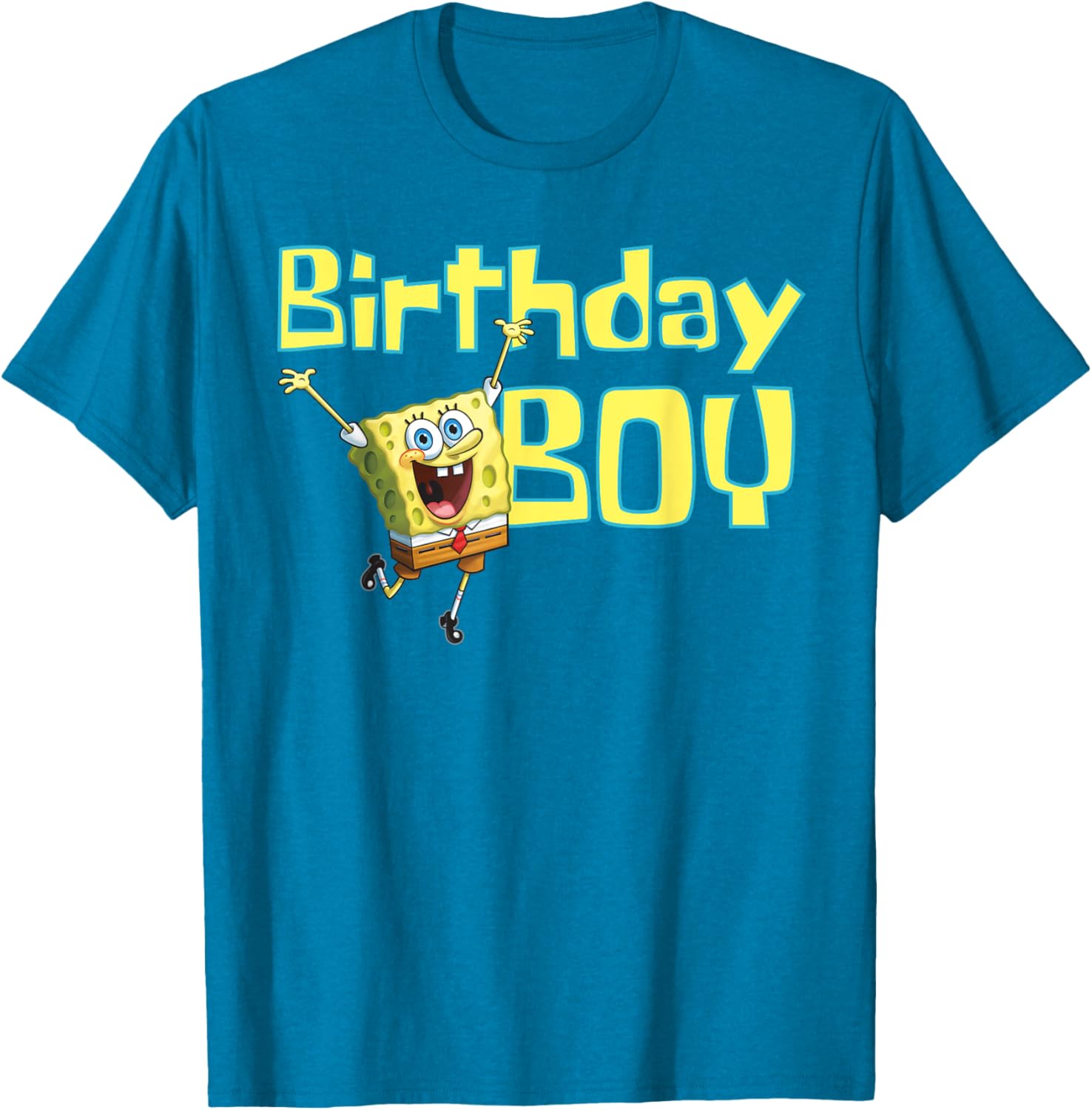 Mademark SpongeBob SquarePants Birthday Boy T-Shirt for Fun Celebrations - 12