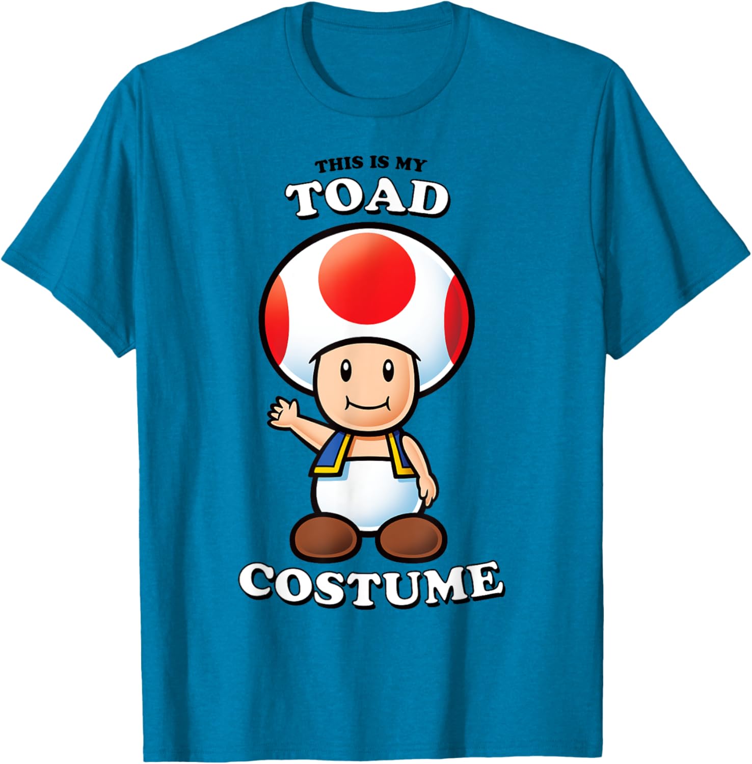 Super Mario Toad Costume T-Shirt for Fun Gaming Adventures - 6