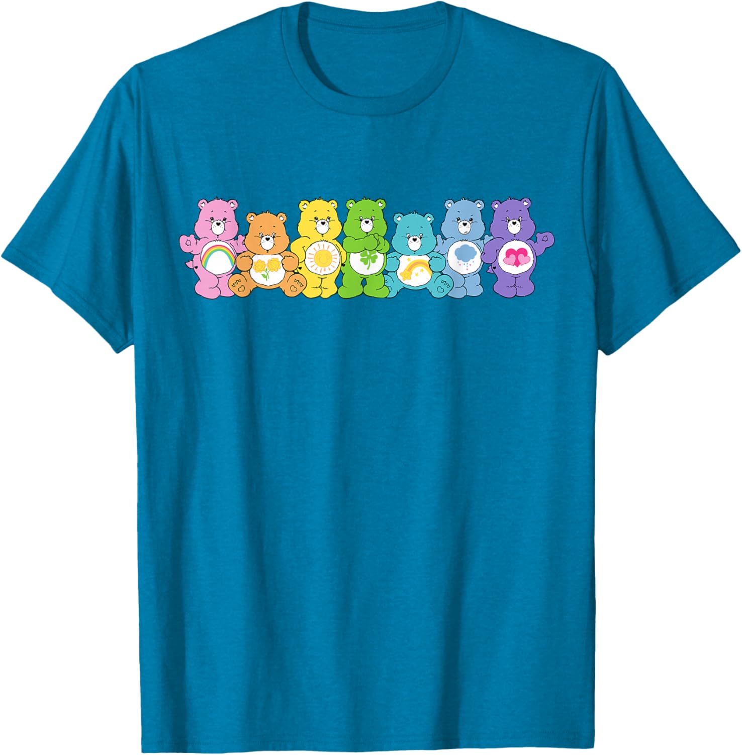 Care Bears Rainbow Kingdom Original Bears T-Shirt for Kids and Adults - 6