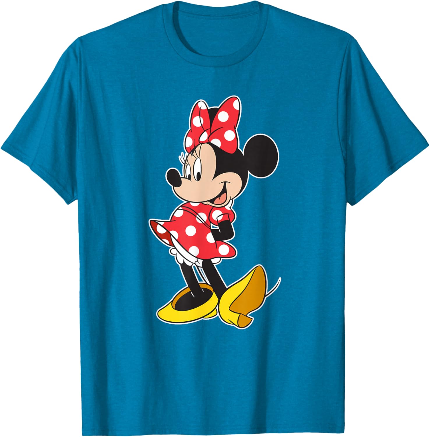 Cute Disney Minnie Mouse Classic Pose T-Shirt for Kids and Adults - 26