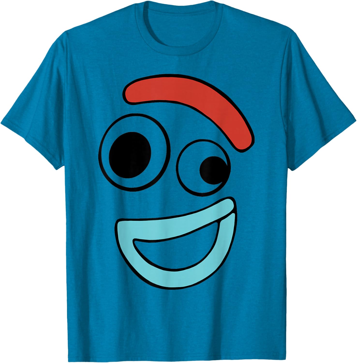 Disney Pixar Toy Story 4 Forky Happy Face T-Shirt for Kids and Adults - 1