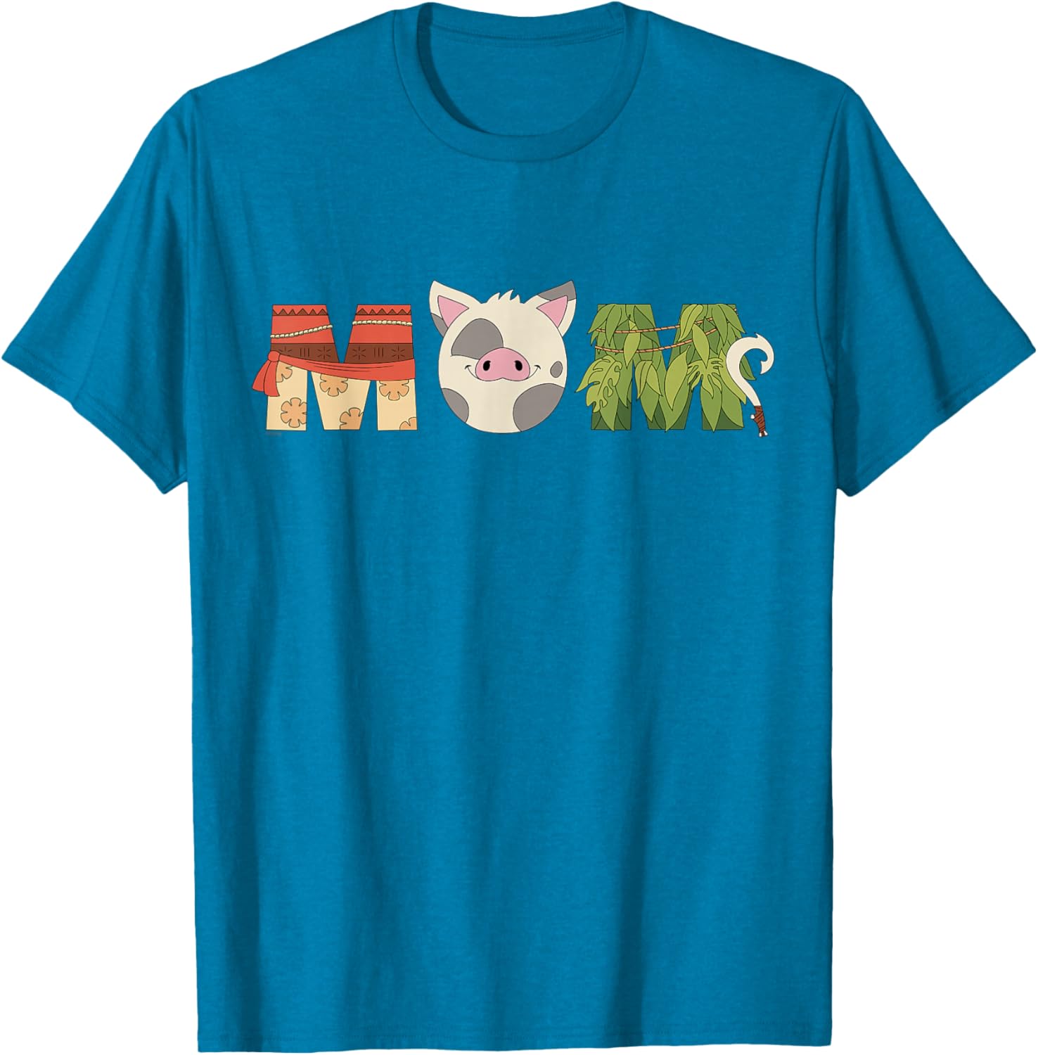 Disney Moana Best Mom T-Shirt featuring Pua and Maui for Mother's Day - 26