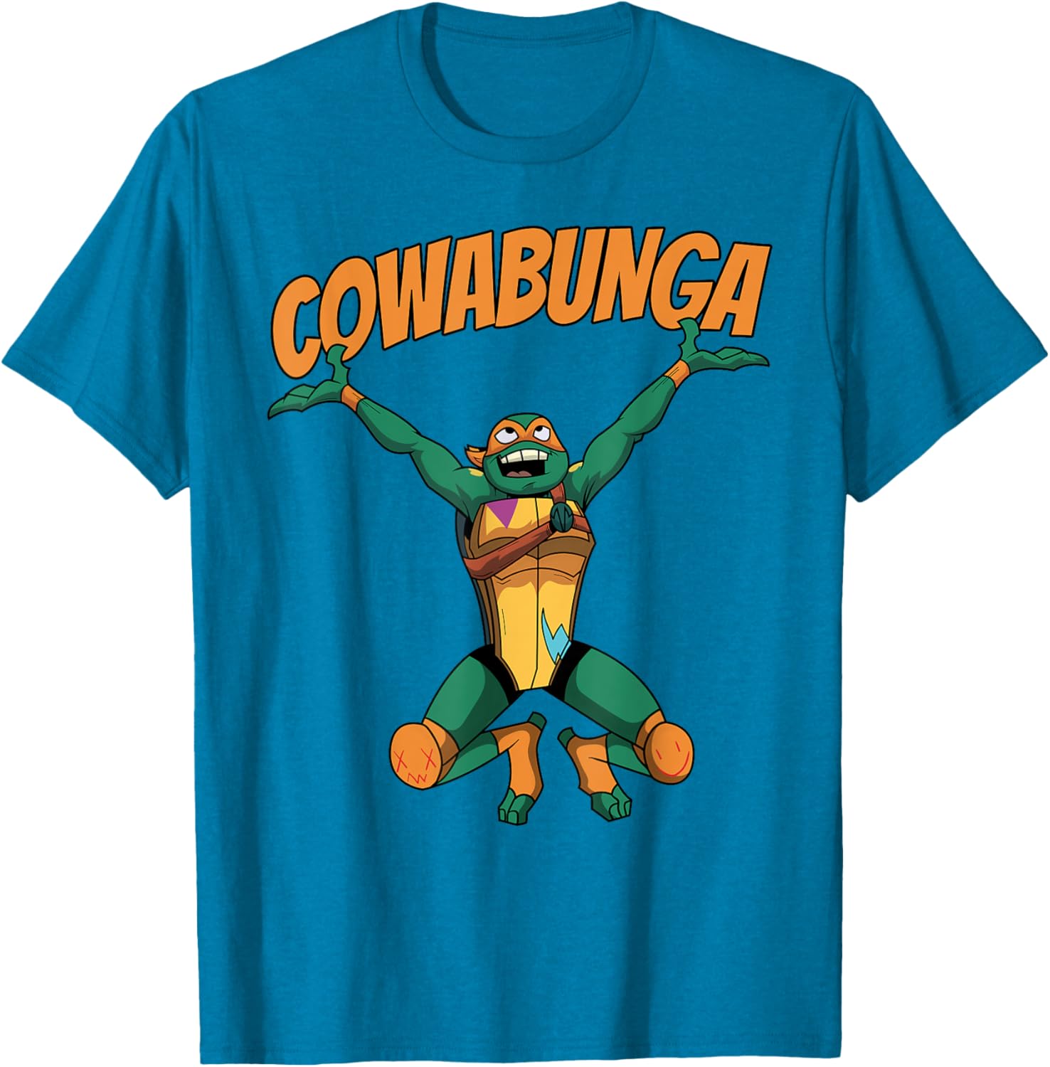 Mademark Teenage Mutant Ninja Turtles Mikey Cowabunga T-Shirt for Kids - 11