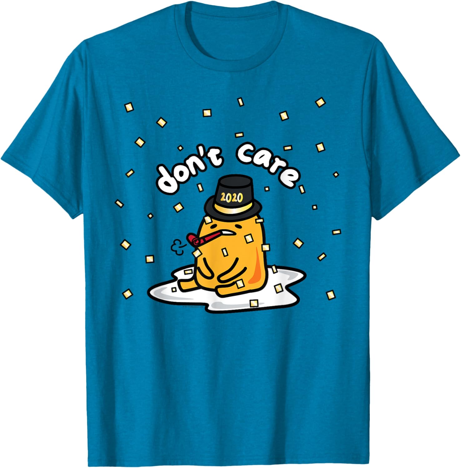 Gudetama Lazy Egg Happy New Year 2020 T-Shirt for Fun Fashion Lovers - 12