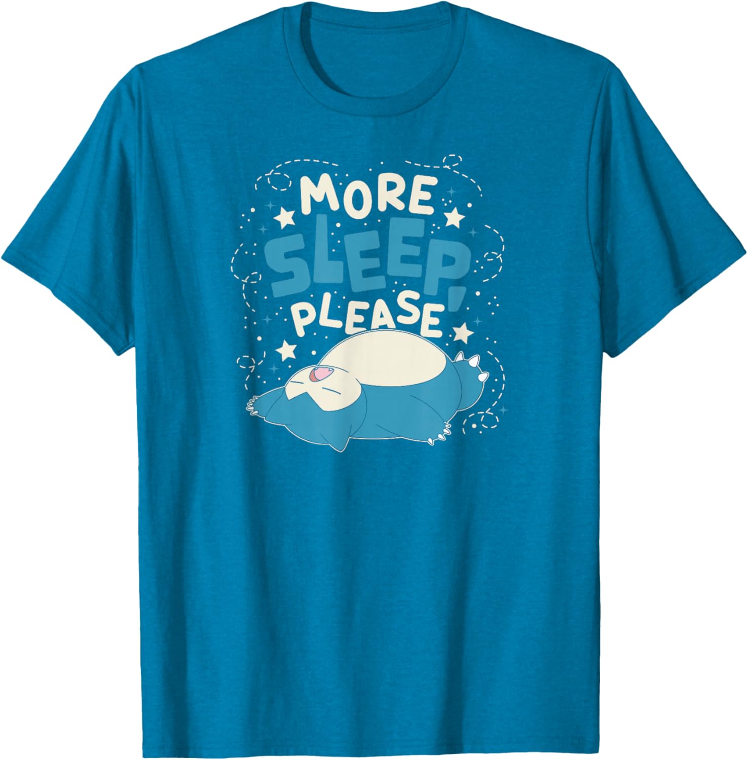 Snorlax More Sleep Please T-Shirt for Pokémon Fans - Comfy and Cute - 13