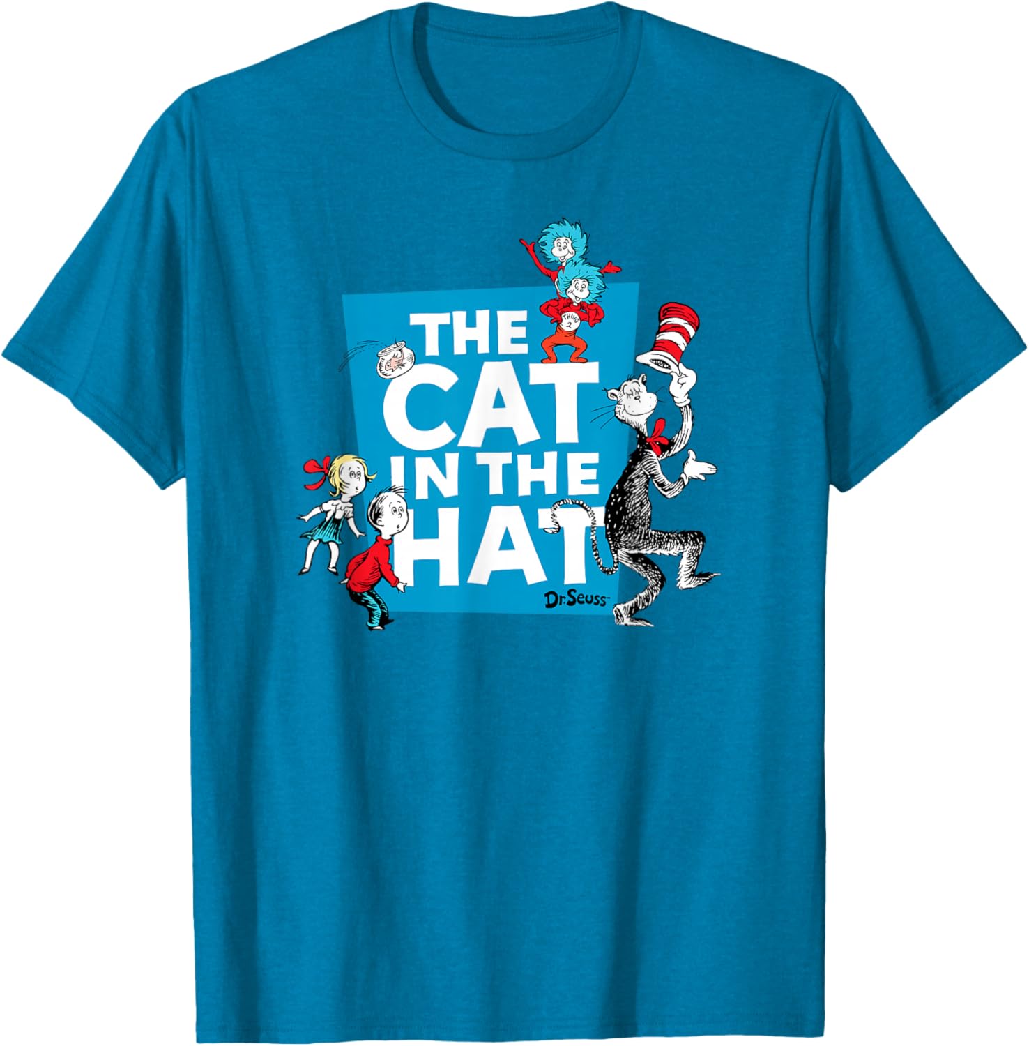 Dr. Seuss Cat in the Hat Characters T-Shirt for Kids and Adults - 2