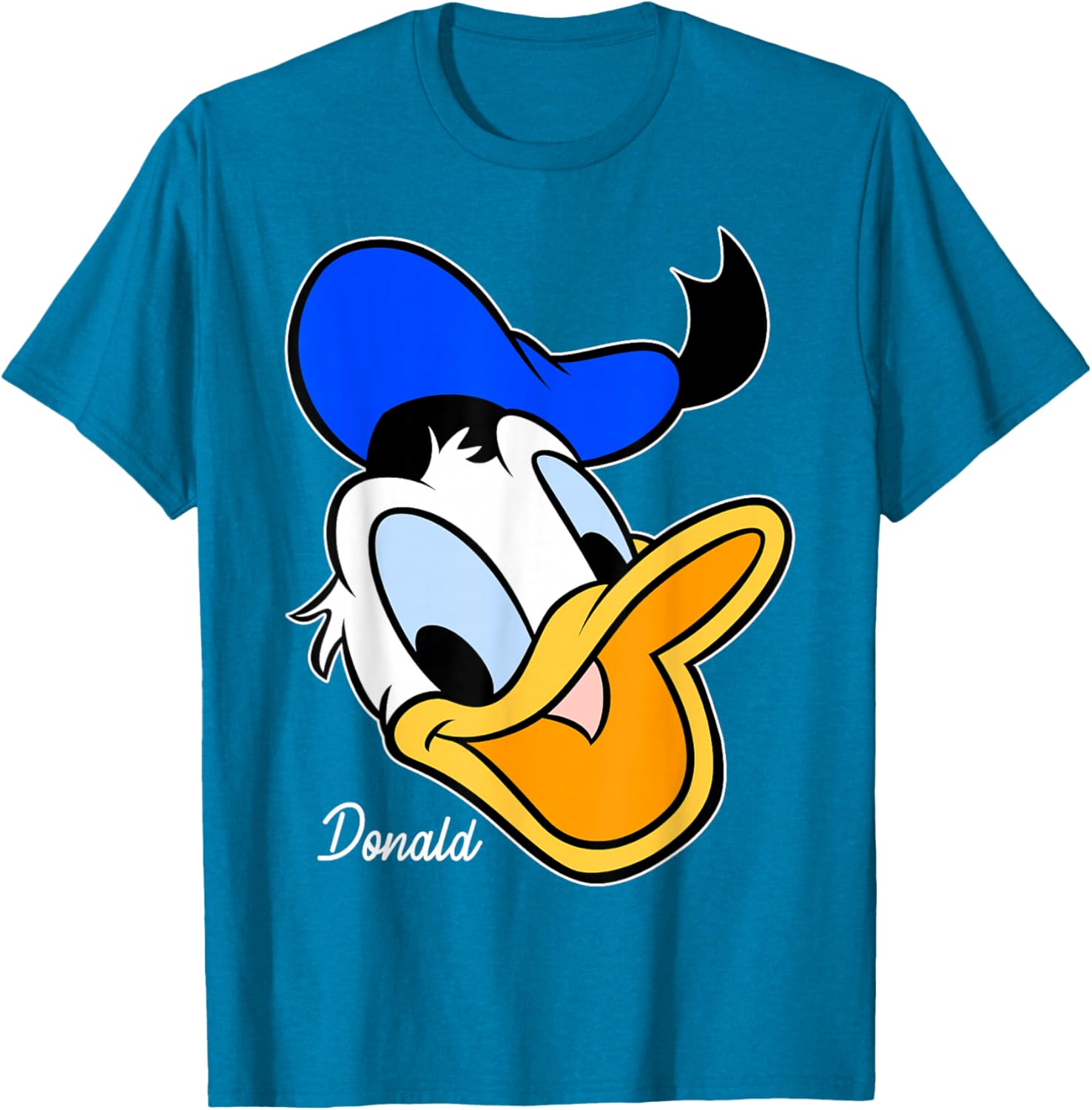 Disney Mickey And Friends Donald Duck Big Face T-Shirt for Kids and Adults - 6