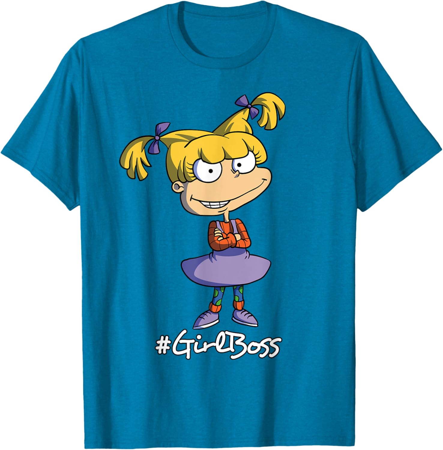 Mademark x Rugrats Angelica Pickles Girl Boss T-Shirt for Kids - 7