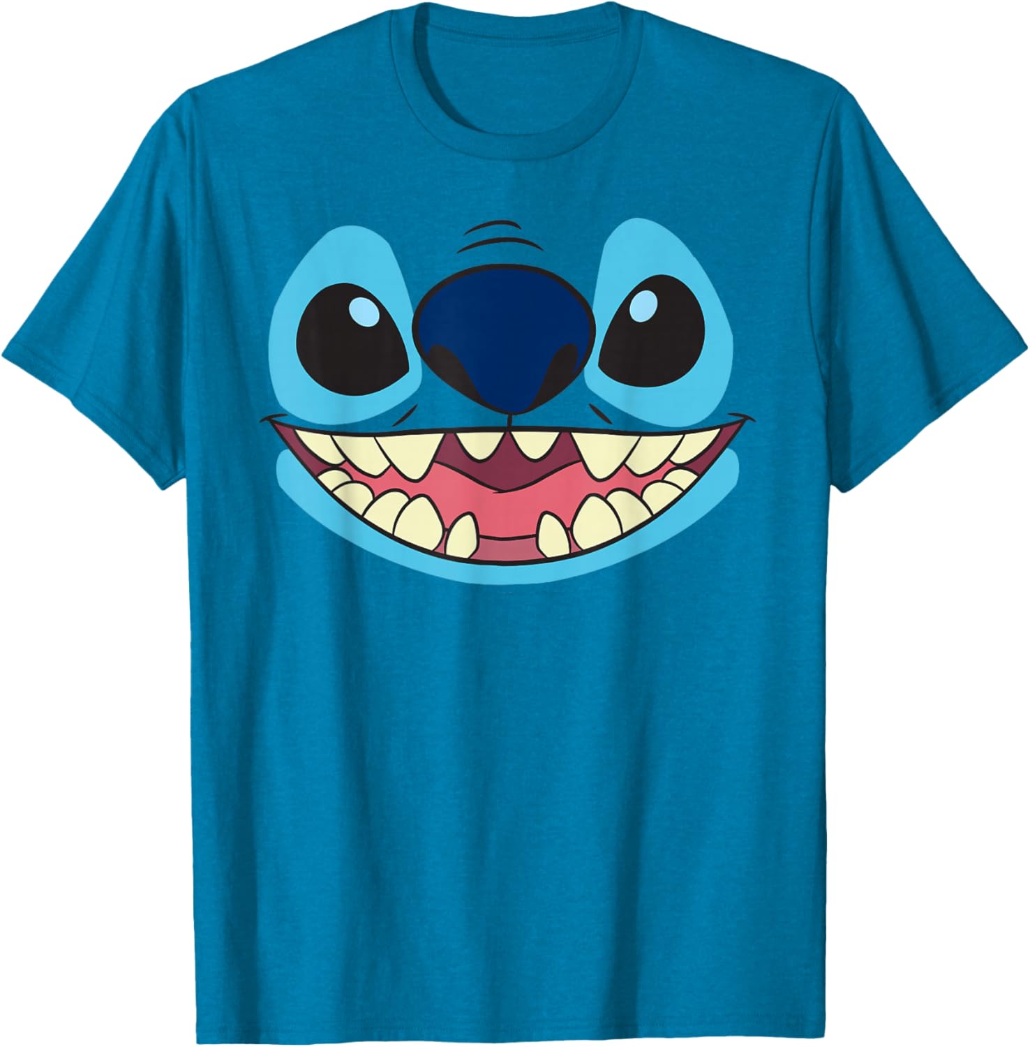 Disney Lilo and Stitch Big Face Stitch T-Shirt for Kids and Adults - 3