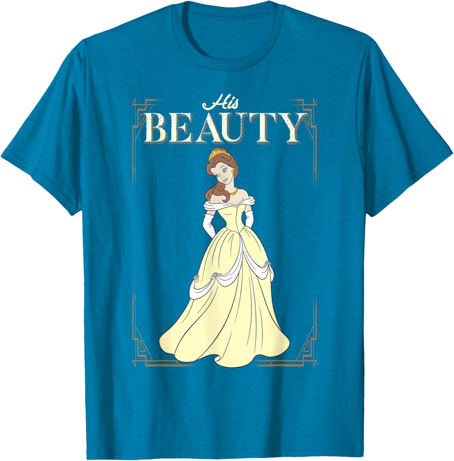 Disney Beauty and the Beast Belle Vintage Frame T-Shirt for Fans - 4