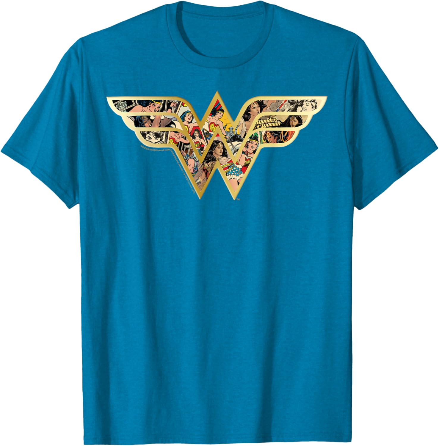Wonder Woman Superhero Comic Logo T-Shirt for Fans and Collectors - 10