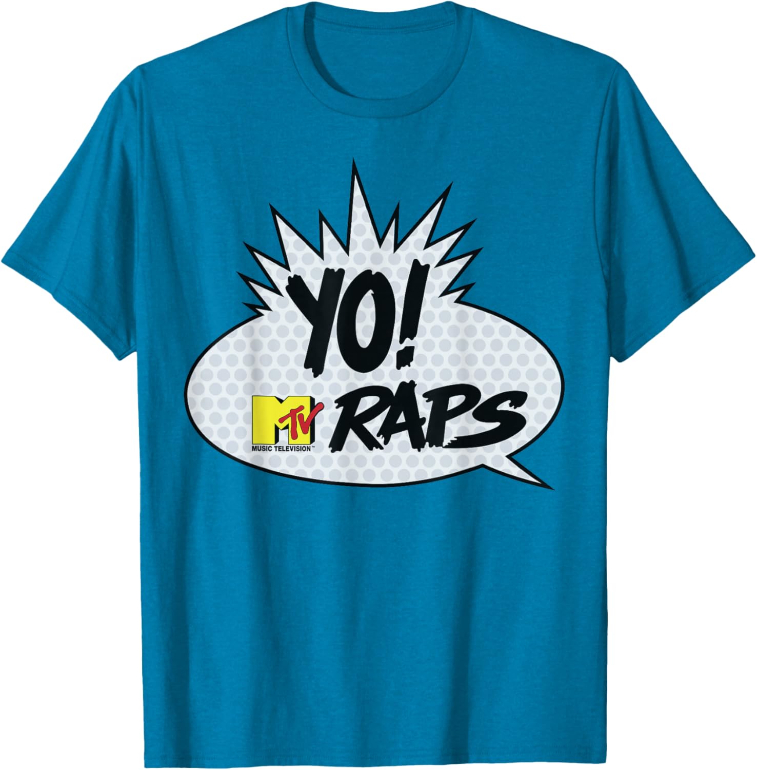 MTV Yo! MTV Raps Comic Book Talk Bubble T-Shirt for Music Lovers - 14