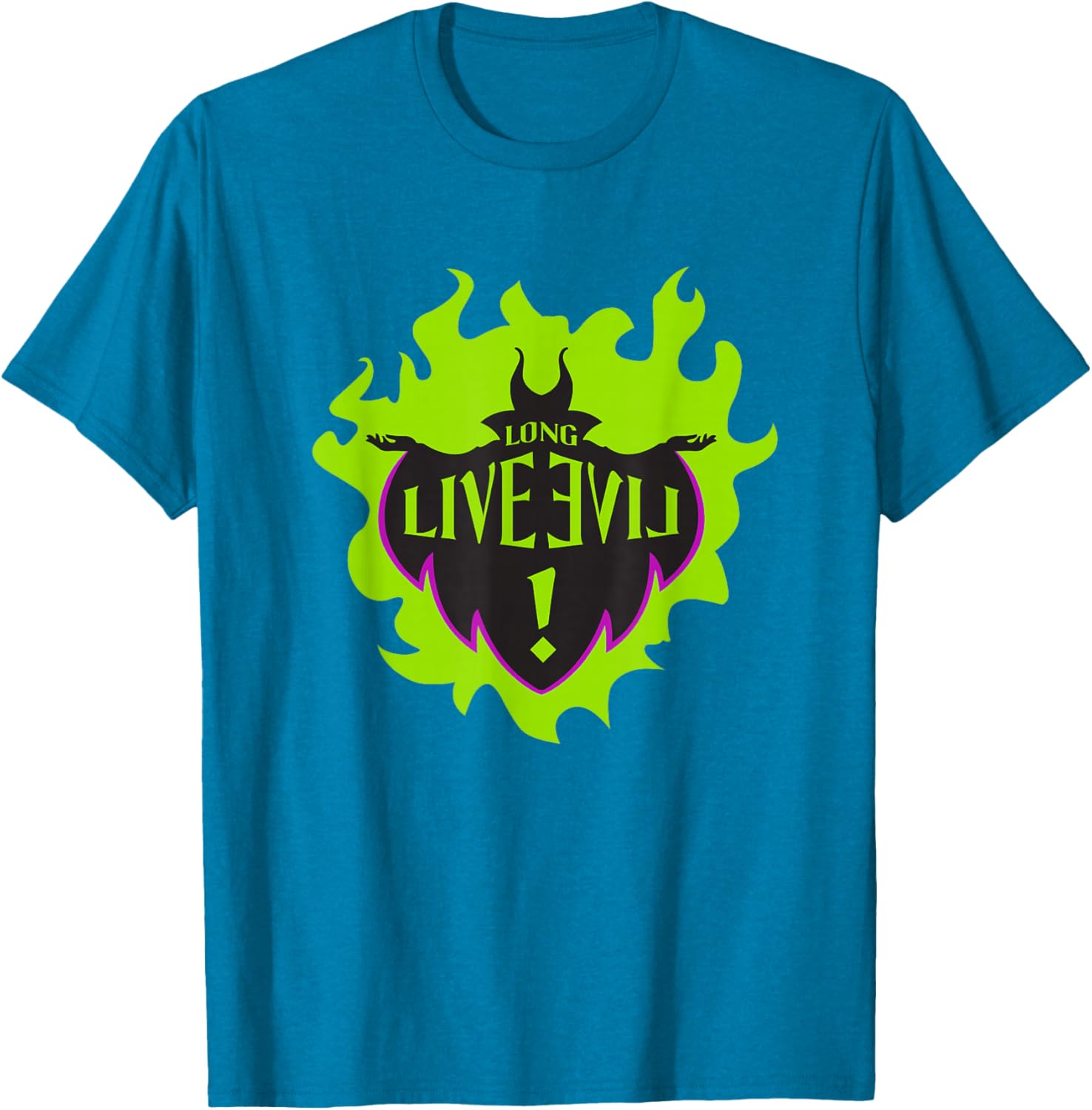 Disney Descendants Maleficent Long Live Evil T-Shirt for Fans - 12