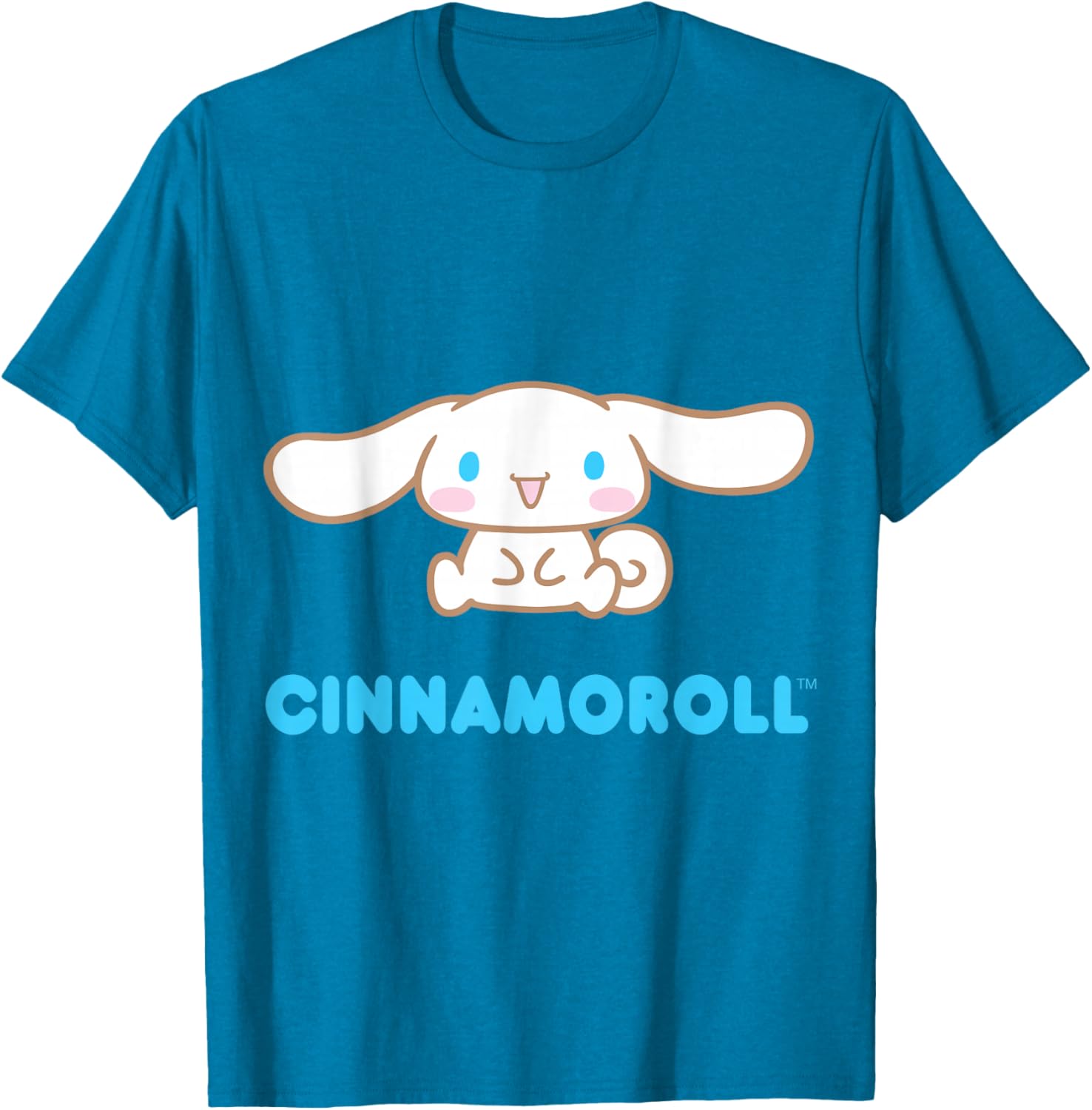 Cinnamoroll Front and Back T-Shirt in Black - Stylish Sanrio Apparel - 16