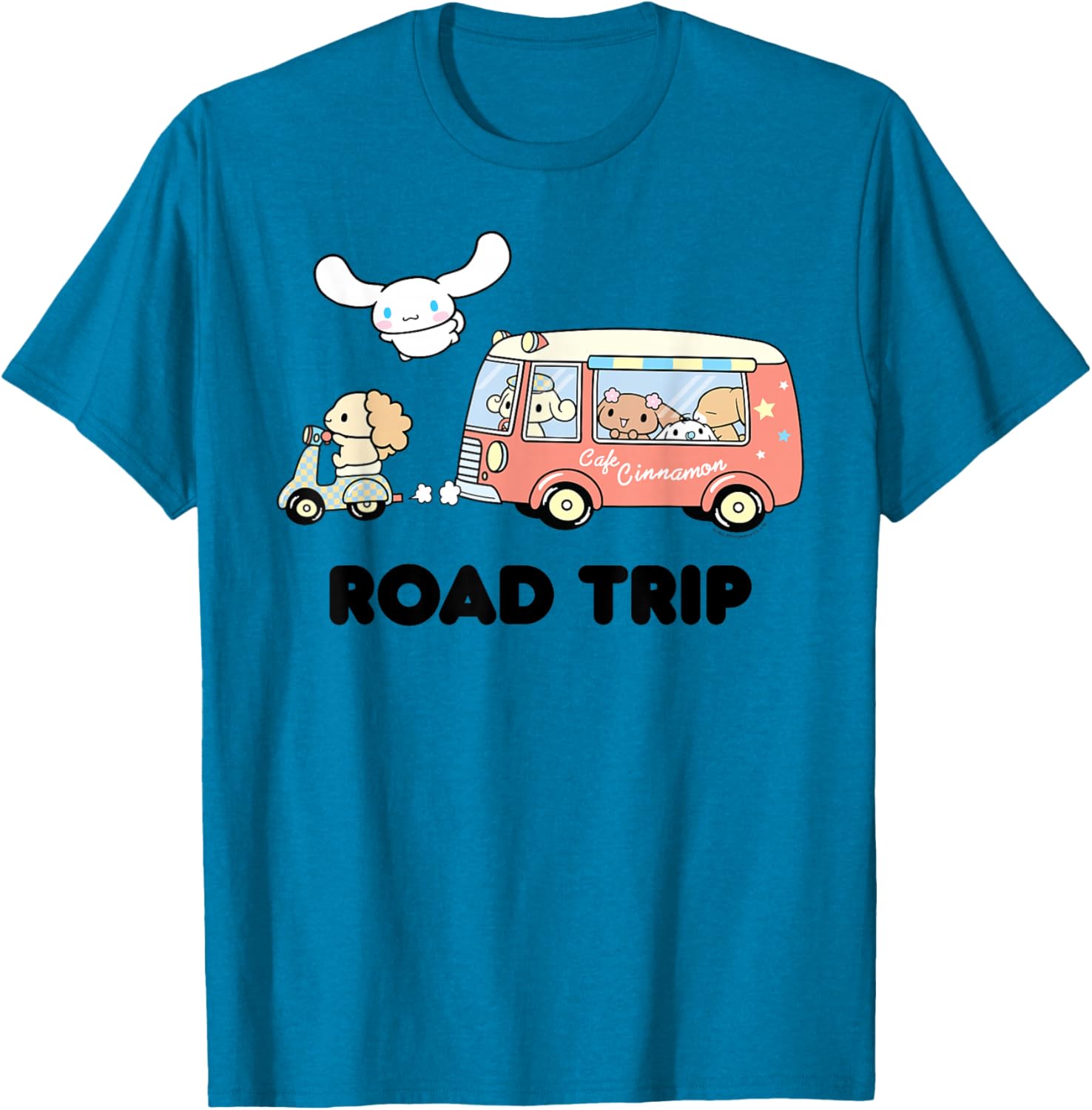 Cute Cinnamoroll Road Trip T-Shirt for Fun Adventures and Travel - 3