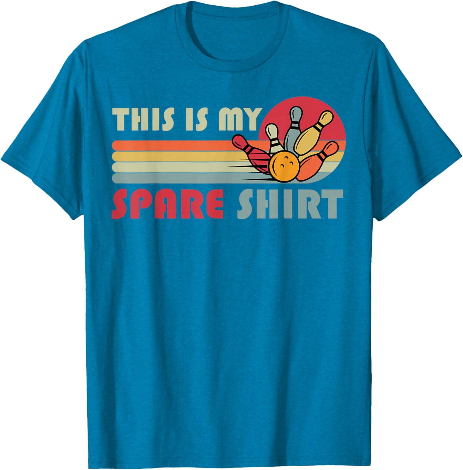 Funny Spare Bowling T-Shirt for Men, Women, and Kids - Perfect Team Gear - 10