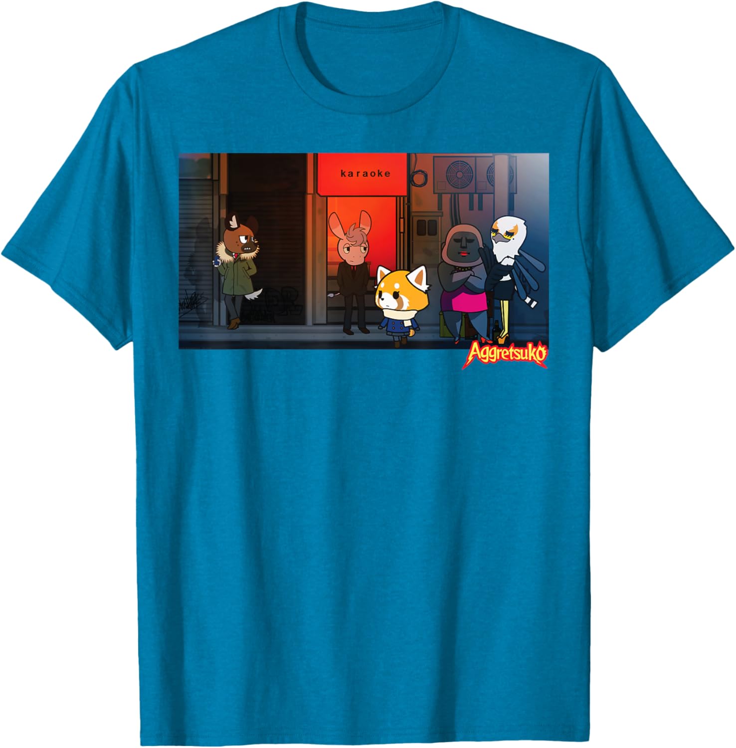 Aggretsuko Season 2 Karaoke Night T-Shirt for Fun Fashion Lovers - 7