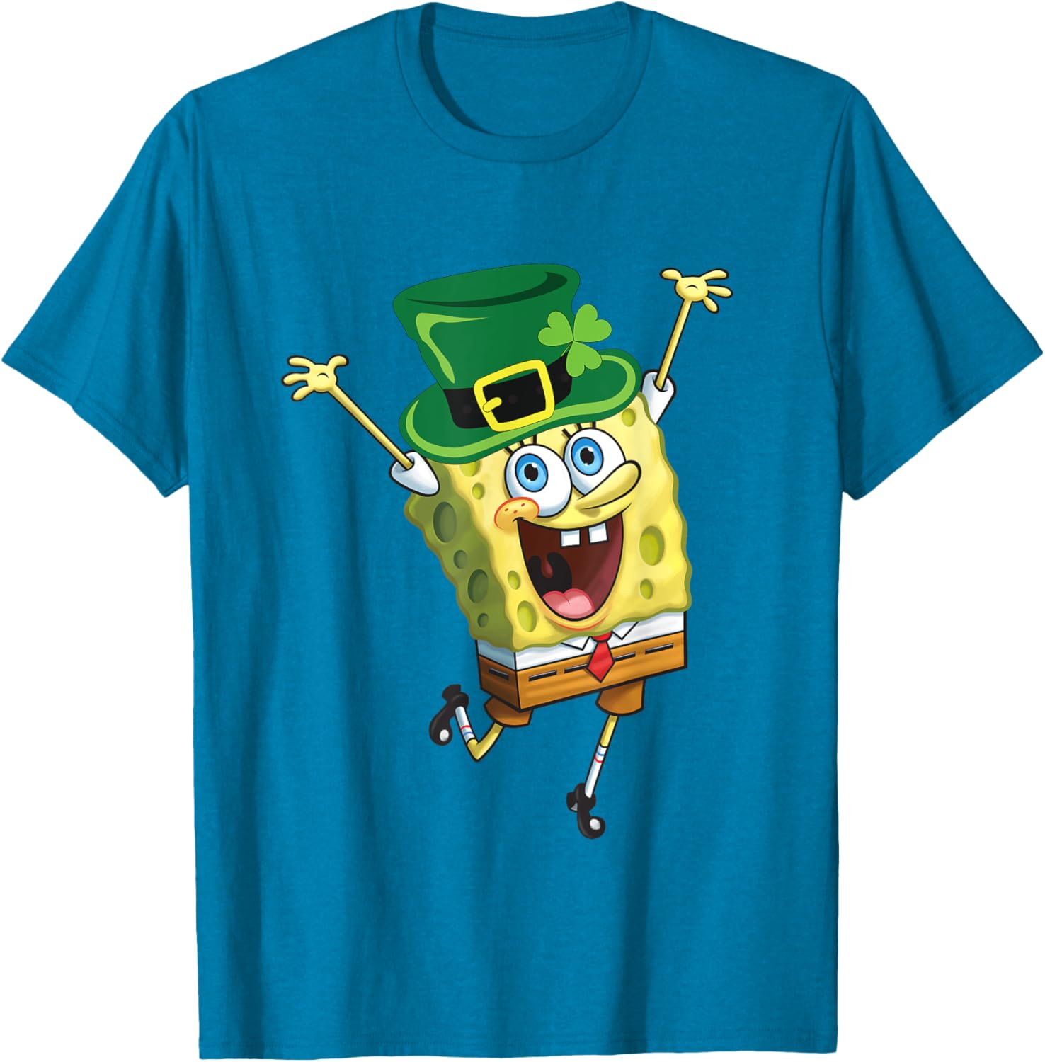 SpongeBob SquarePants St Patricks Day T-Shirt for Fun Festive Style - 10