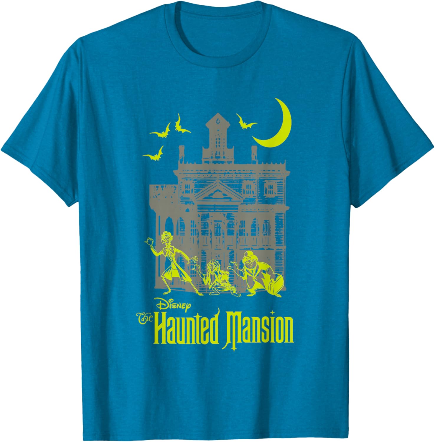 Haunted Mansion Hitchhiking Ghosts Silhouettes T-Shirt for Fans - 2