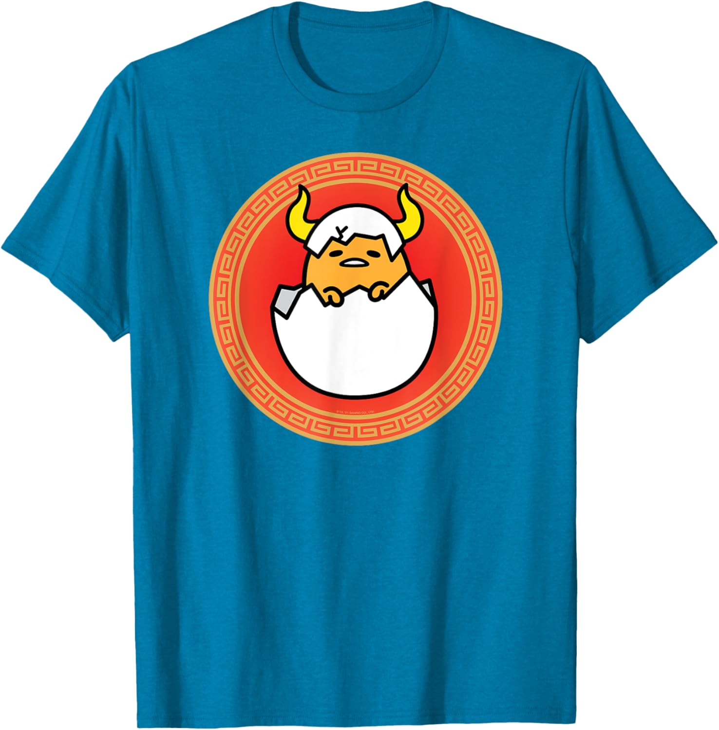Gudetama Year of the Ox 2021 Lunar New Year T-Shirt for Fun Fashion - 15