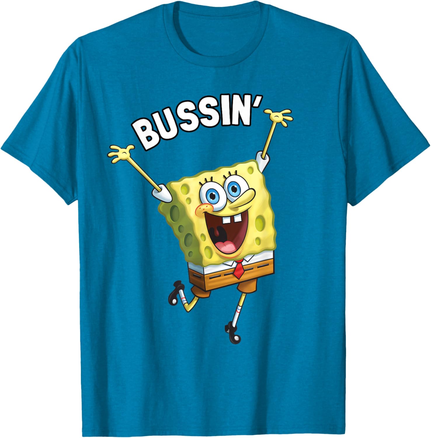 Mademark SpongeBob SquarePants Bussin T-Shirt for Fun and Fashion - 5