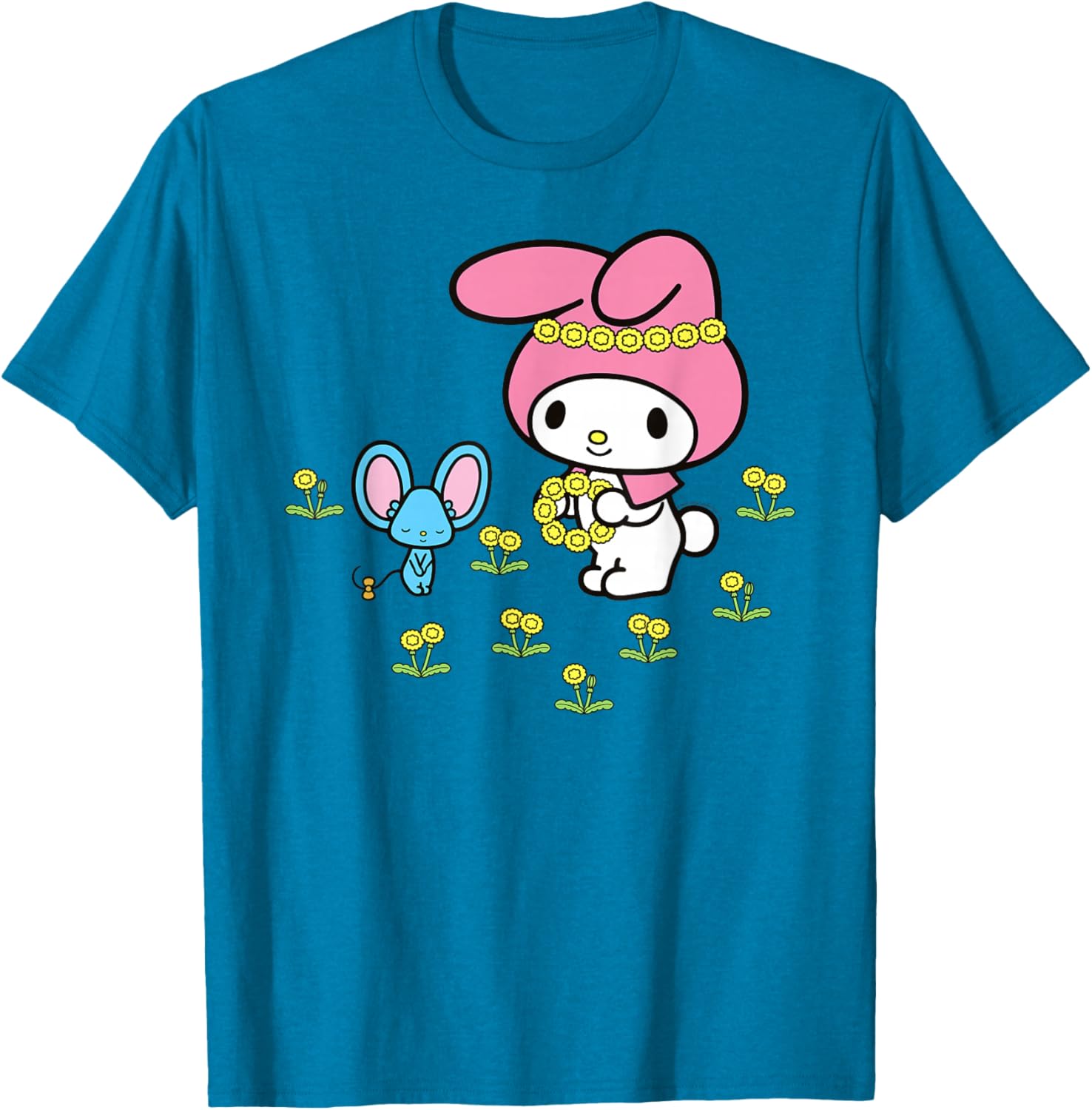 My Melody Flower Crown T-Shirt for Fun and Stylish Outfits - 4