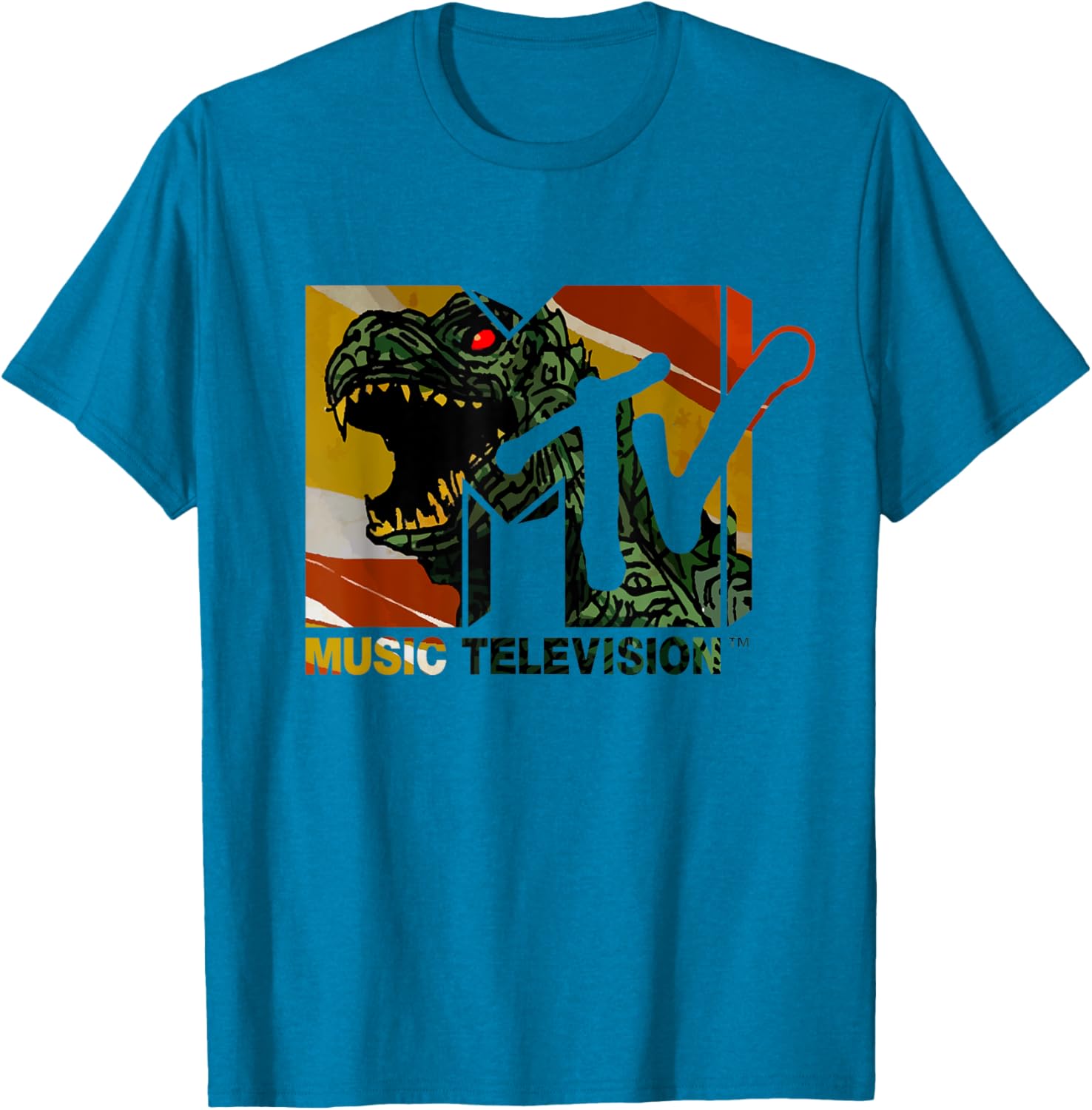 Mademark x MTV Vintage Logo Monster Graphic T-Shirt for Men & Women - 10