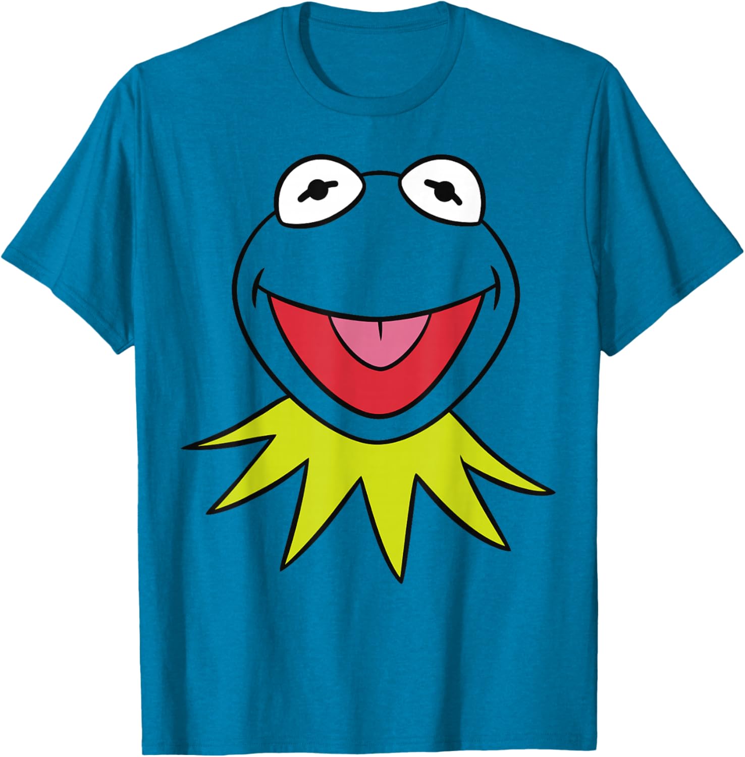 Disney The Muppets Kermit Big Face Vintage T-Shirt for Fans and Collectors - 1
