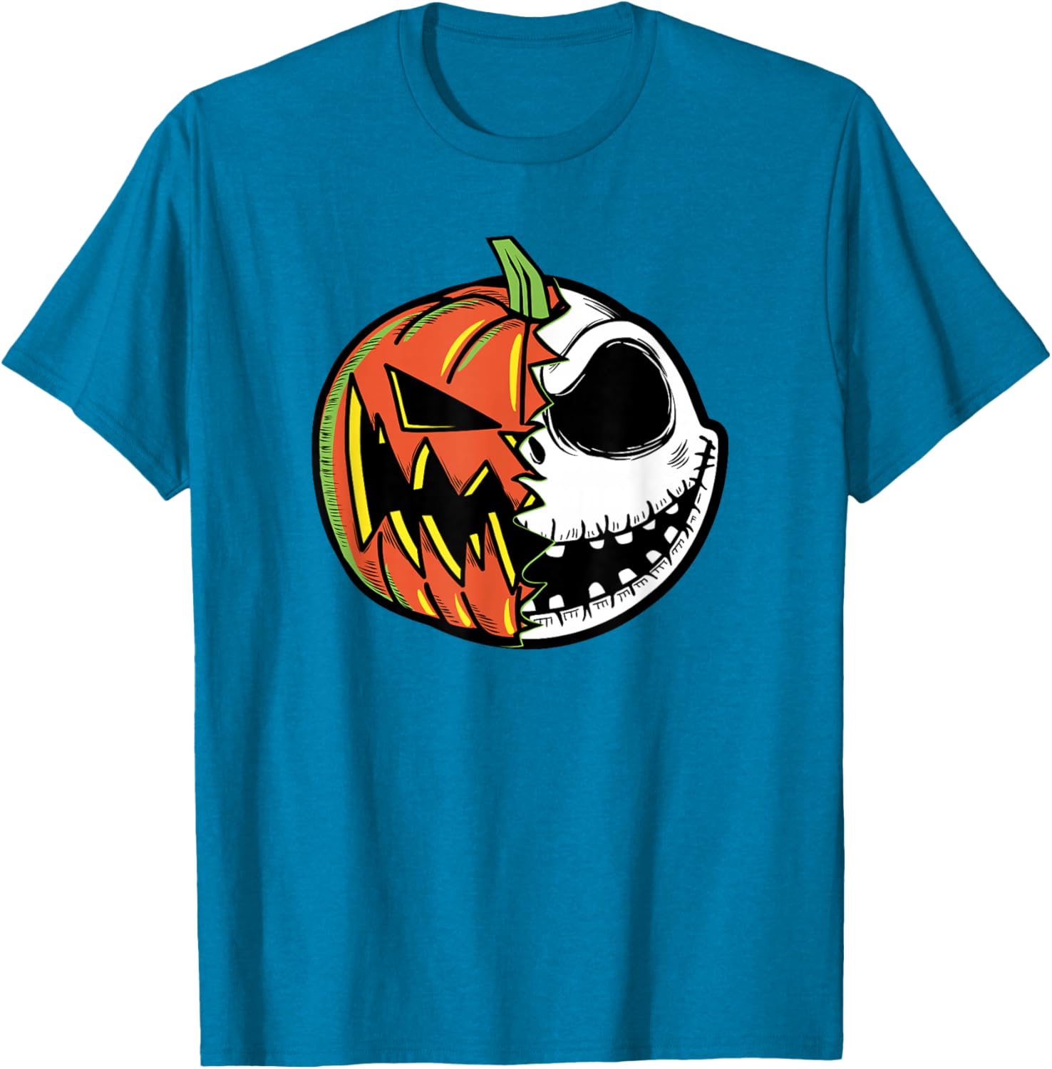 Nightmare Before Christmas Pumpkin Face T-Shirt for Fans and Fashion Lovers - 7