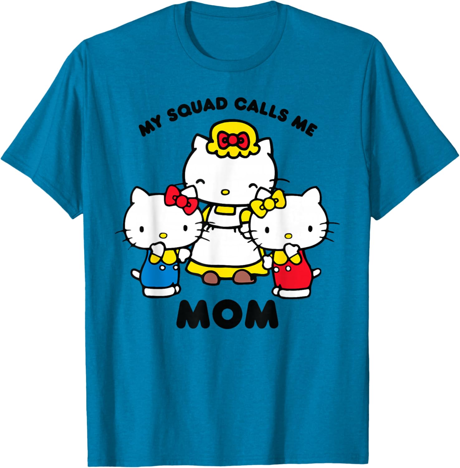Hello Kitty Mom Squad T-Shirt for Stylish Moms - Cute and Comfy Clothing - 7