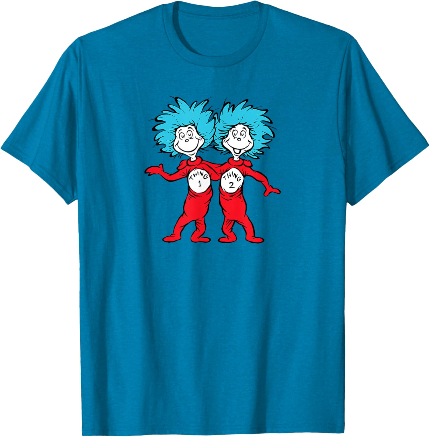 Dr. Seuss Thing 1 Thing 2 Buddies T-Shirt for Fun Lovers and Kids - 13