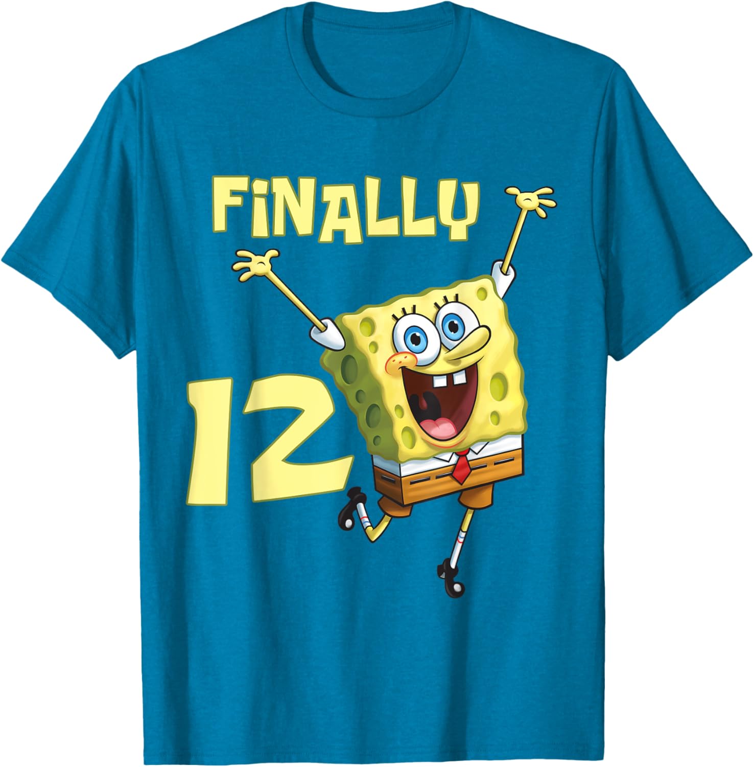 Mademark SpongeBob SquarePants 12th Birthday T-Shirt for Kids - 3
