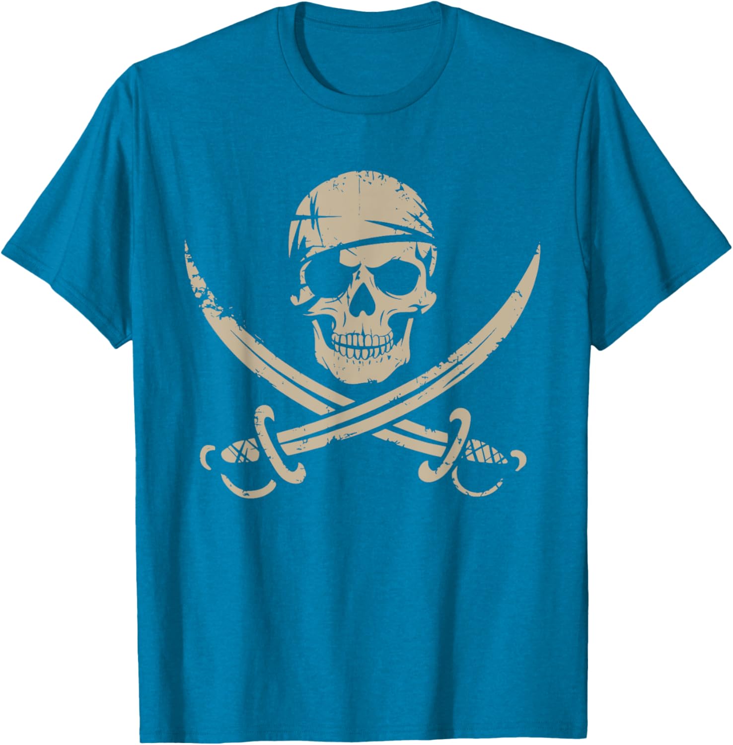 Pirate Skull Crossbones Skeleton Halloween T-Shirt for Boys - 2