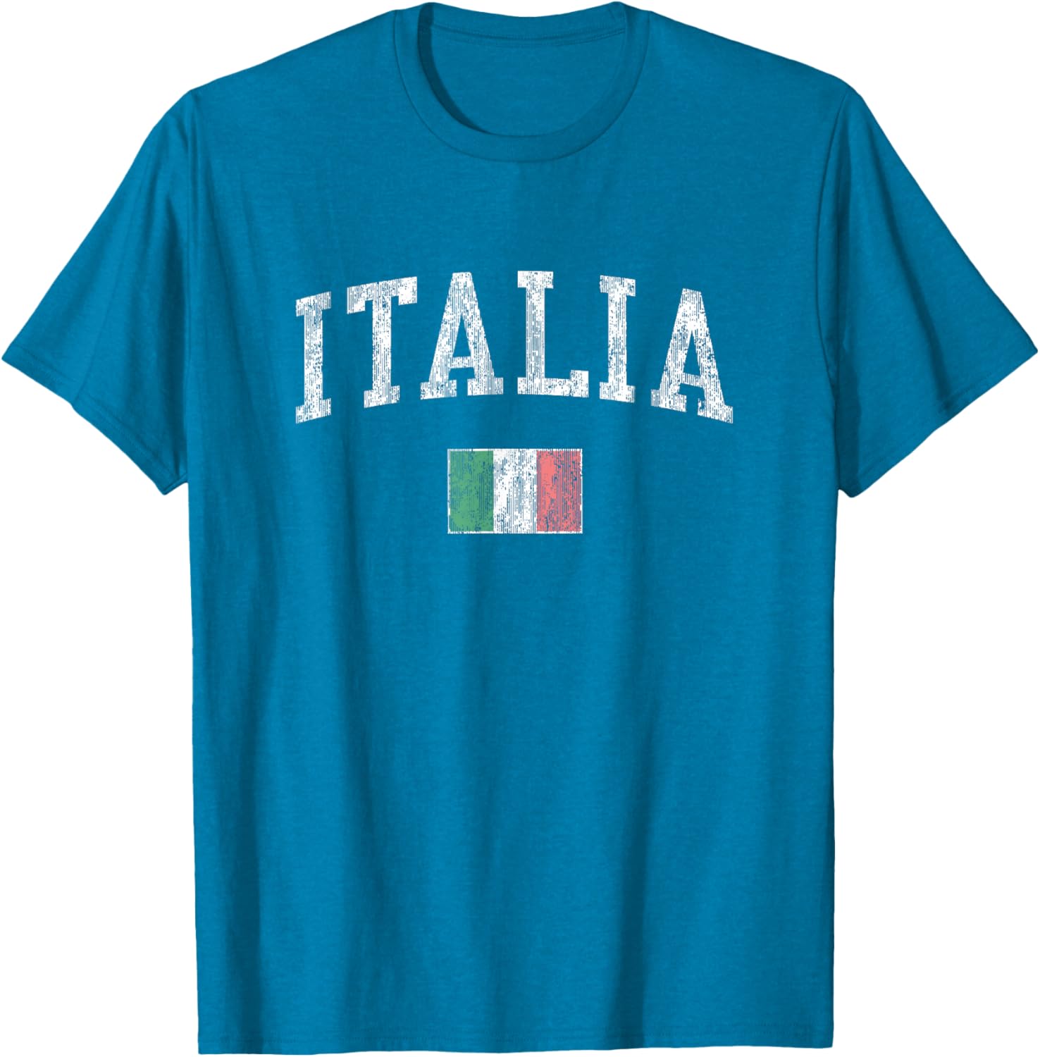 Vintage Italy T-Shirt with Italian Flag for Sports Fans and Travelers - 19
