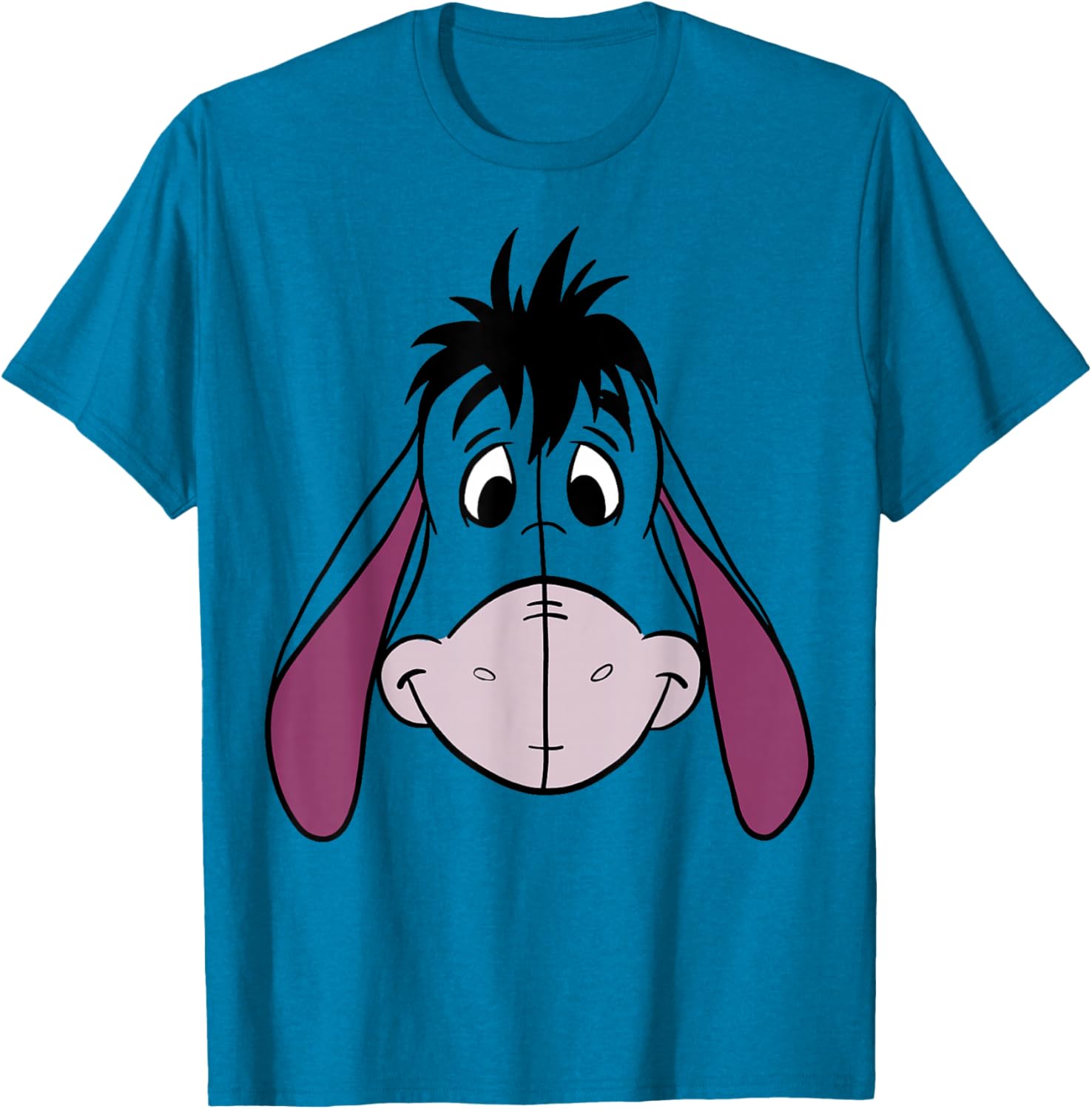 Disney Winnie The Pooh Eeyore Large Face T-Shirt for Adults and Kids - 2