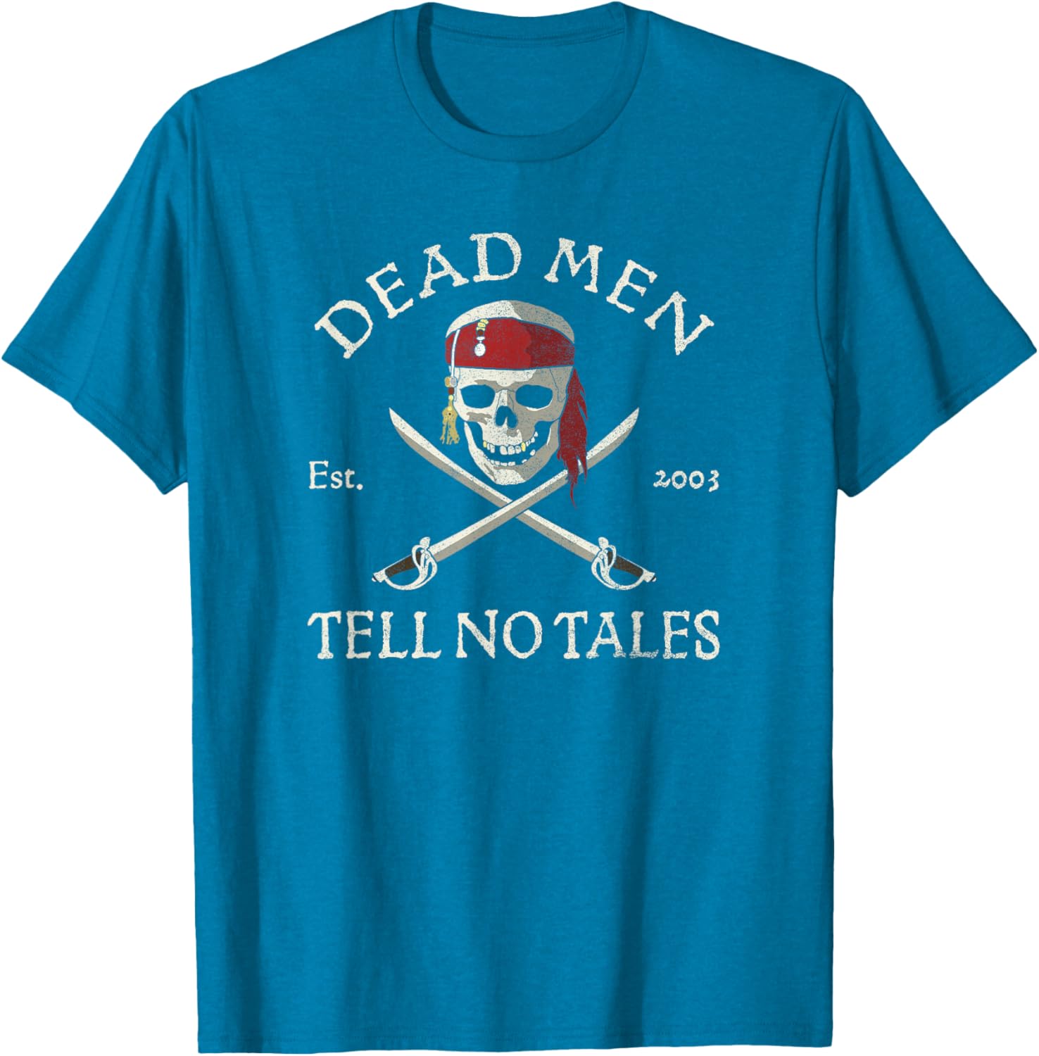Disney Pirates of the Caribbean Dead Men Tell No Tales T-Shirt for Fans - 5