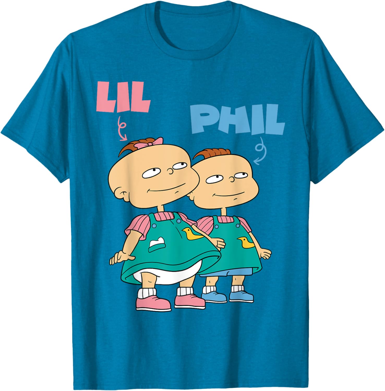 Mademark x Rugrats Lil and Phil Devil Twins T-Shirt for Kids and Adults - 6