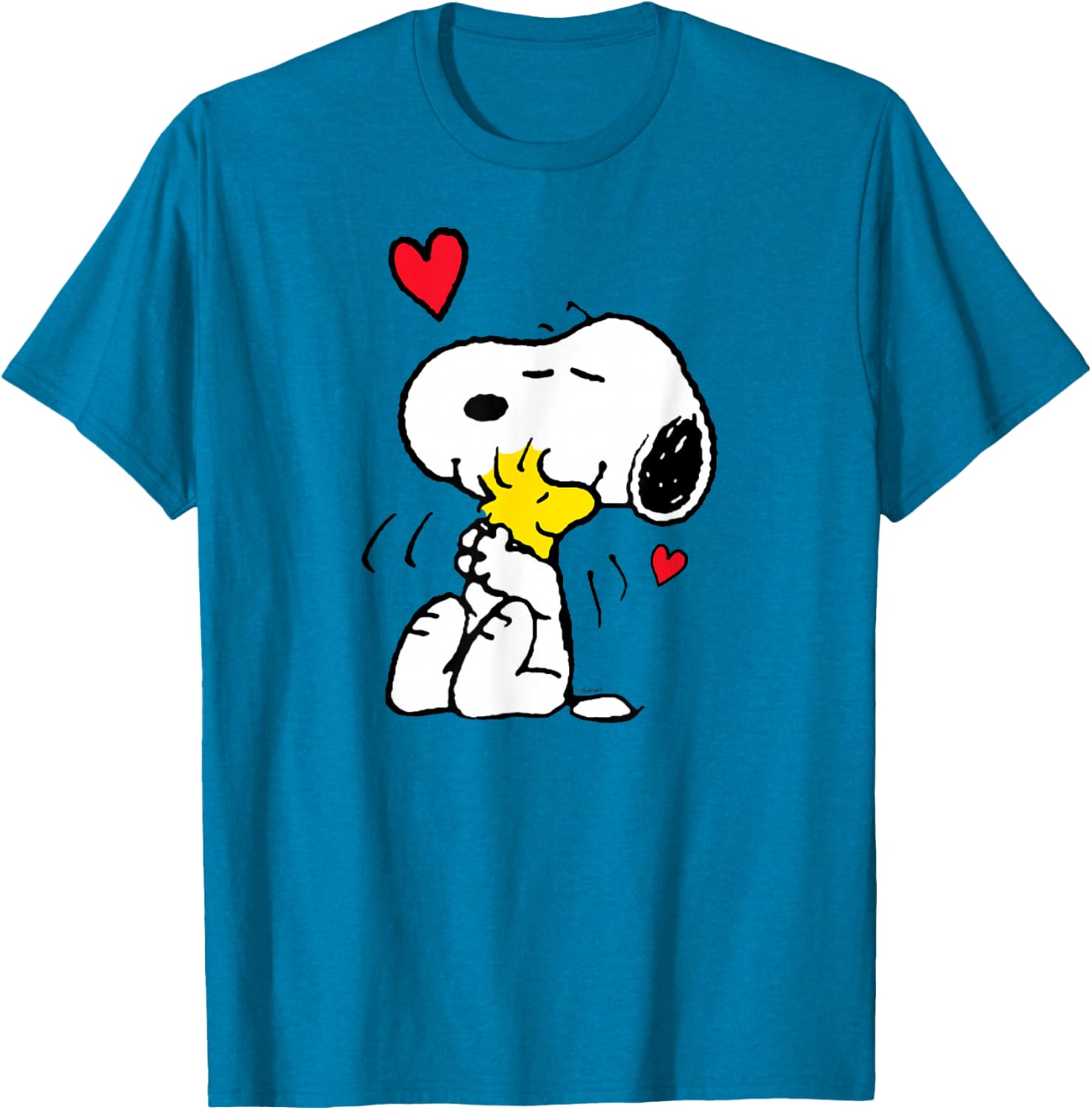 Peanuts Valentine Snoopy and Woodstock Cute Love T-Shirt for Kids - 1