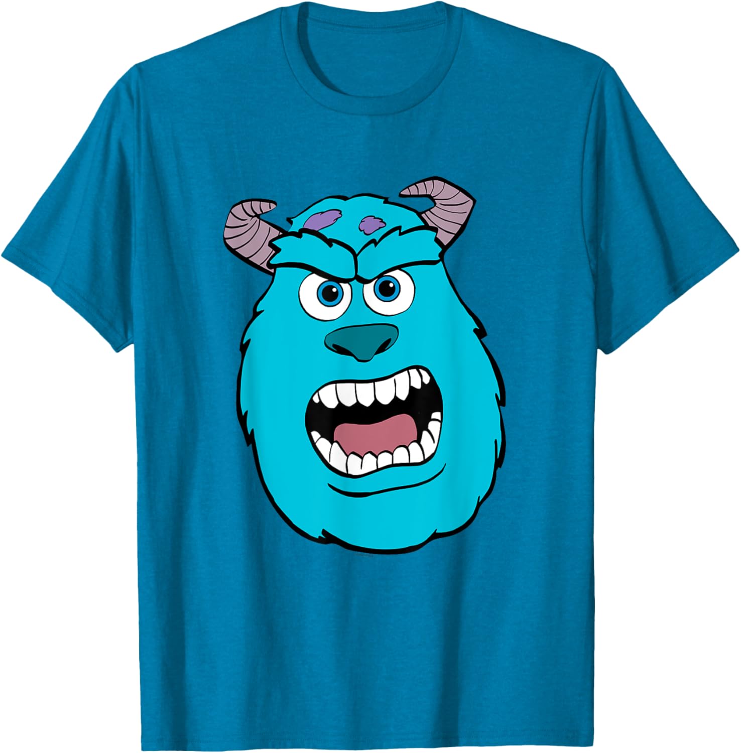 Monsters Inc Sulley Big Face Costume T-Shirt for Kids and Adults - 1