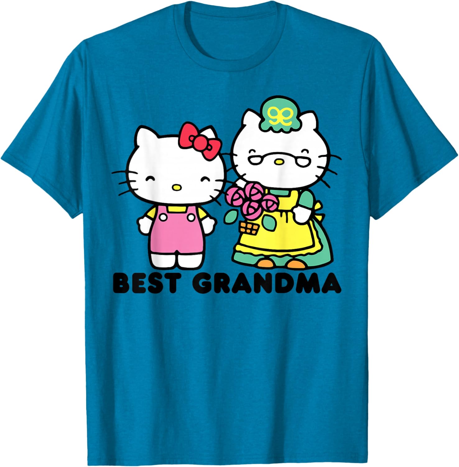 Hello Kitty Best Grandma T-Shirt Cute Gift for Grandmothers - 6