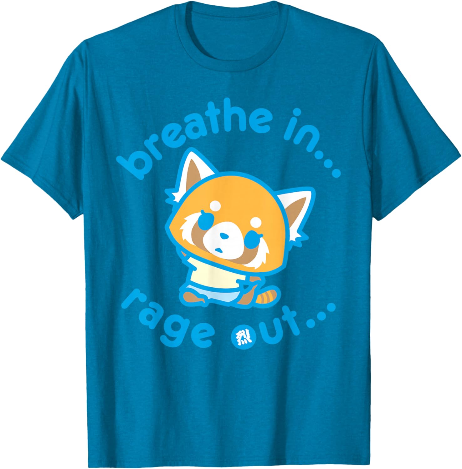 Aggretsuko Yoga Breathe In Rage Out T-Shirt for Fans and Yoga Lovers - 21
