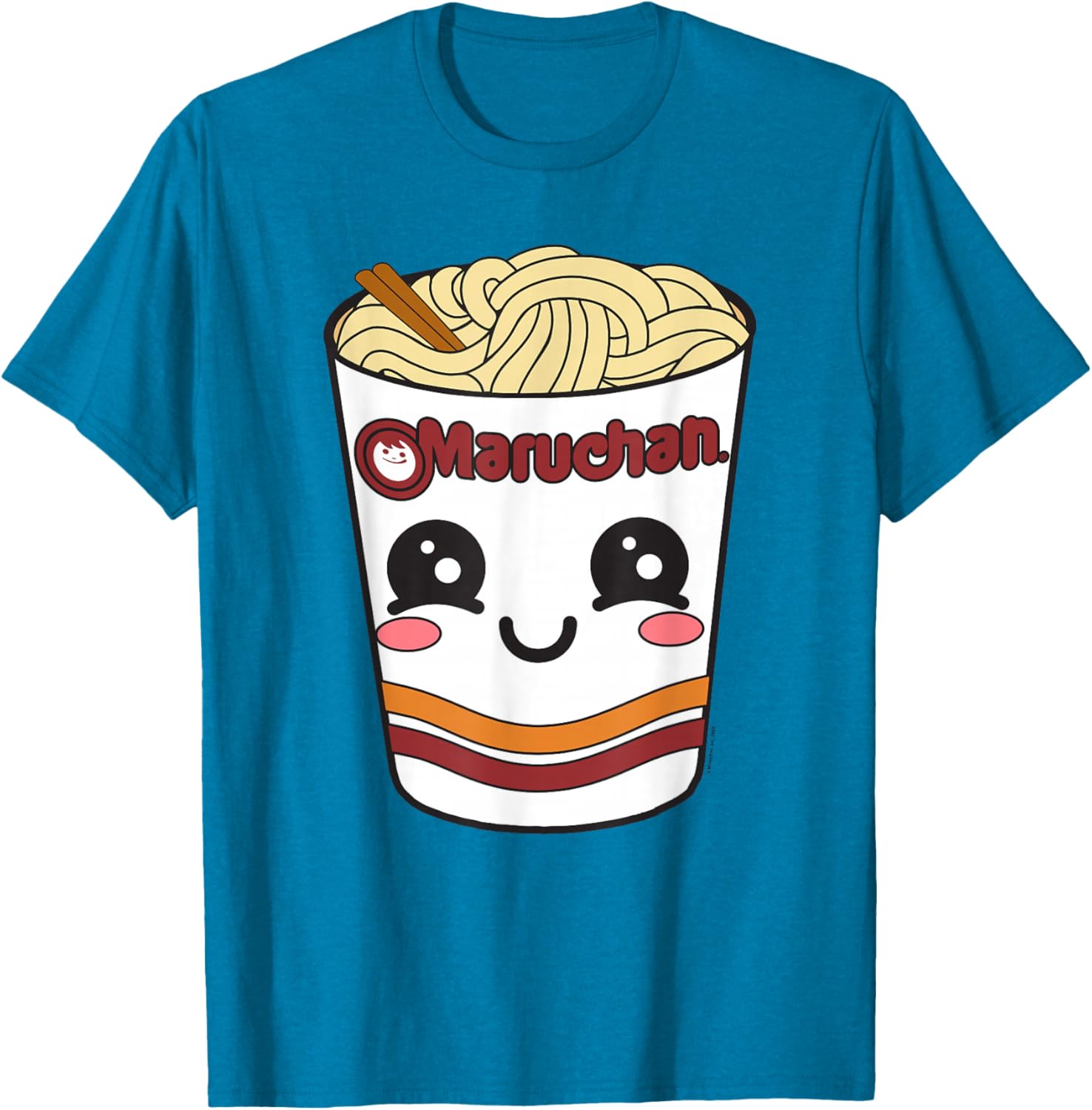 Cute Maruchan Ramen Noodle Cup Face T-Shirt for Fun Fashion Lovers - 1
