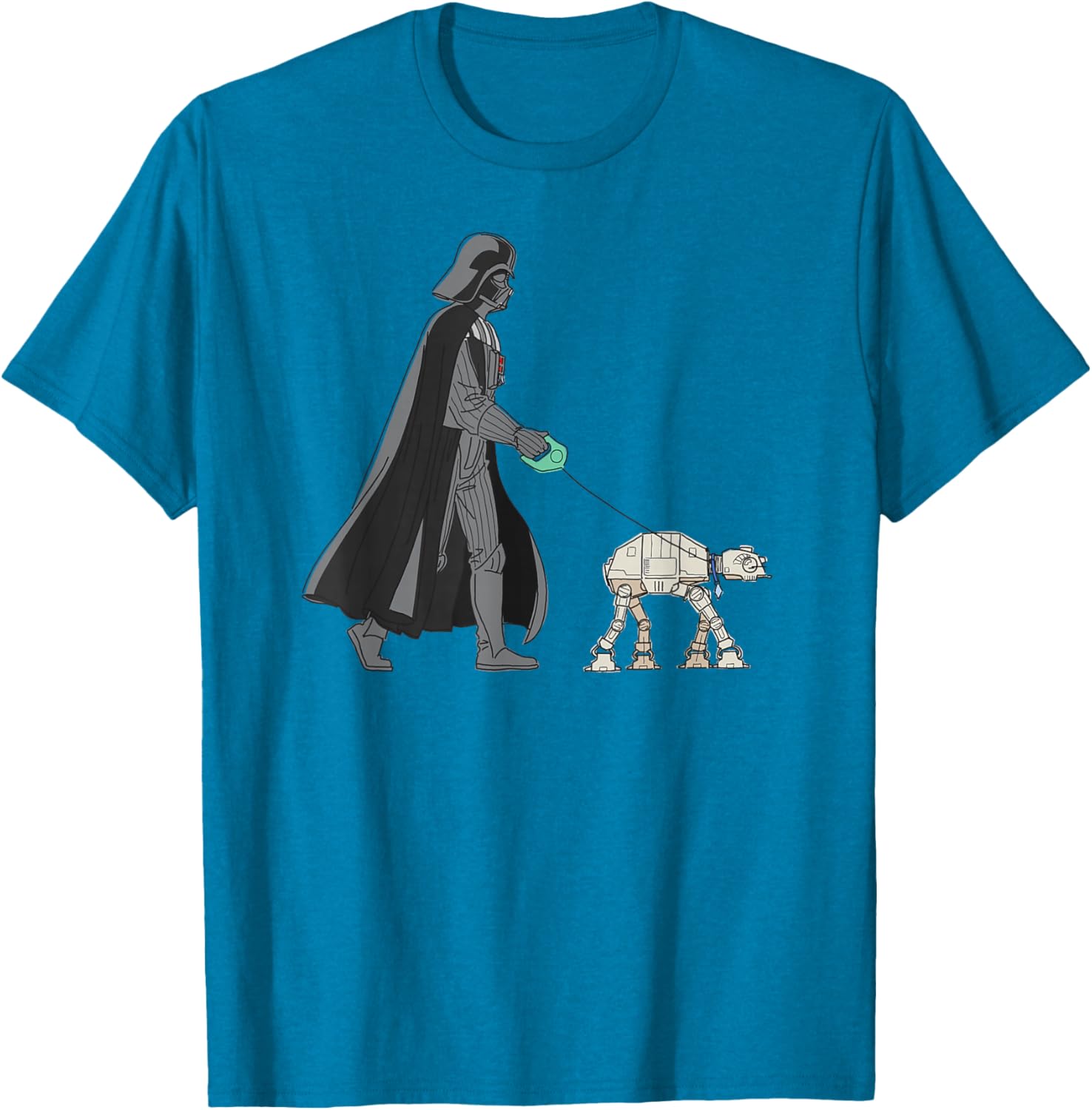 Darth Vader Dog Walker Meme T-Shirt for Star Wars Fans and Pets Lovers - 4