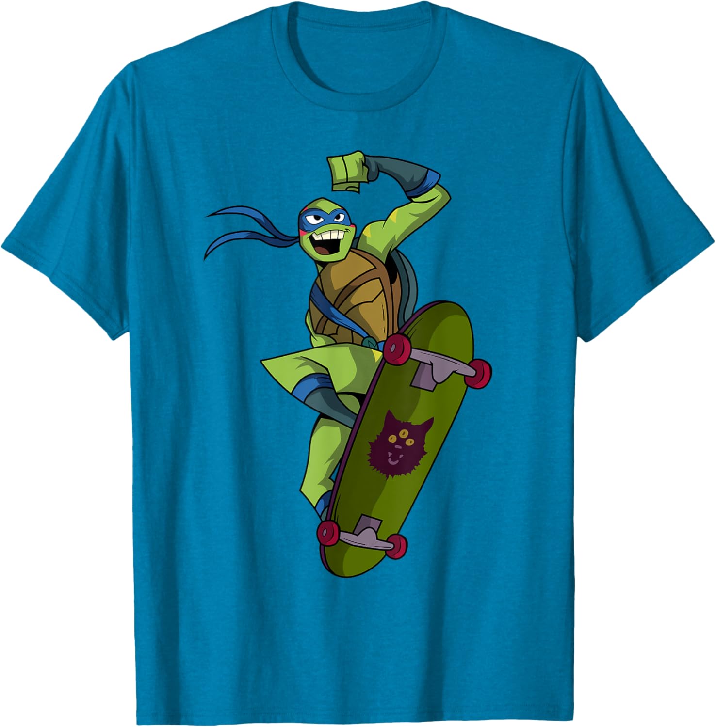 Mademark Teenage Mutant Ninja Turtles Leonardo Skateboard T-Shirt for Kids - 5