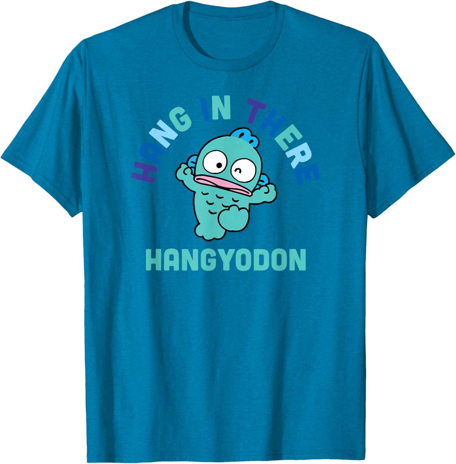 Hangyodon Hang in There T-Shirt Cute Graphic Tee for Everyday Wear - 7