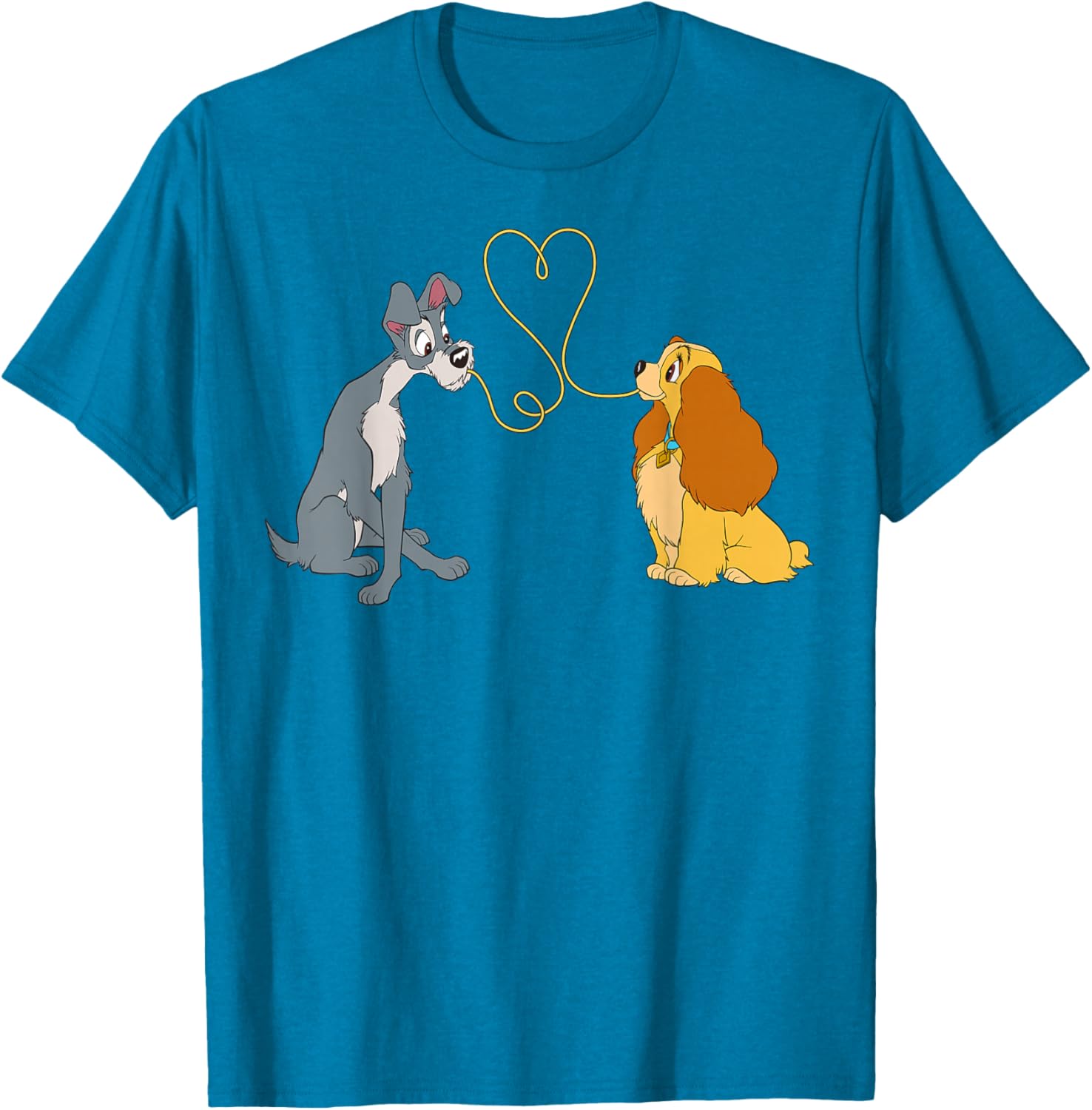 Disney Lady and The Tramp Bella Notte T-Shirt for Fans of Classic Romance - 2