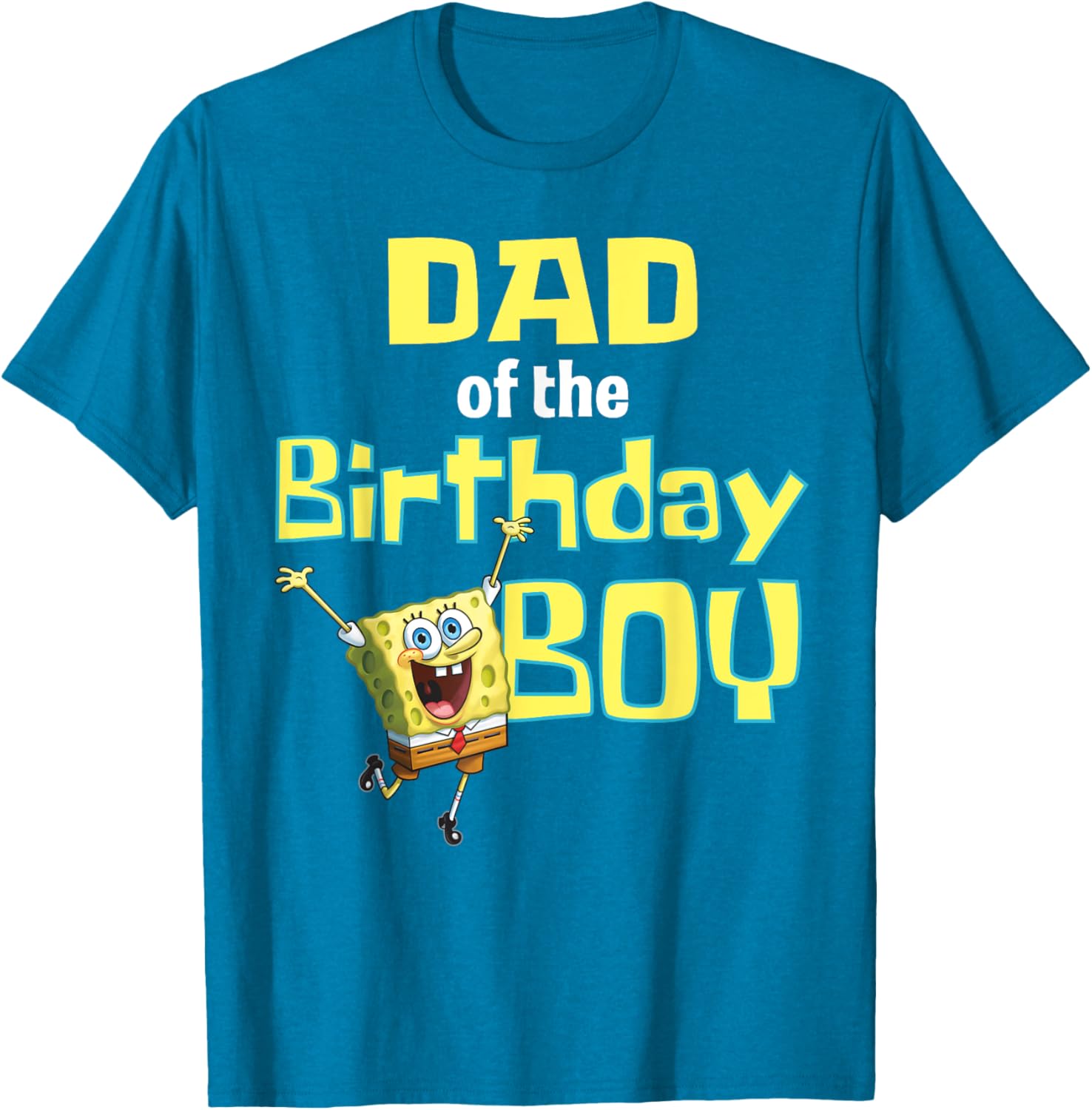 SpongeBob SquarePants Dad Of The Birthday Boy T-Shirt Fun Gift Idea - 10