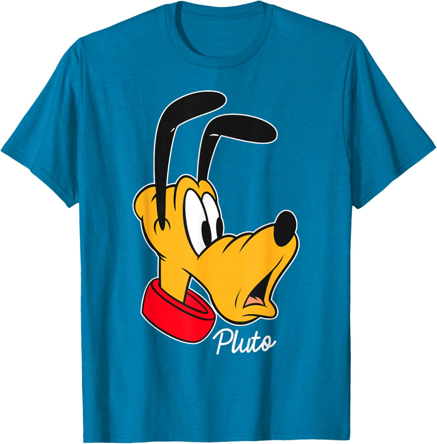 Disney Mickey And Friends Pluto Big Face T-Shirt for Fun and Comfort - 10